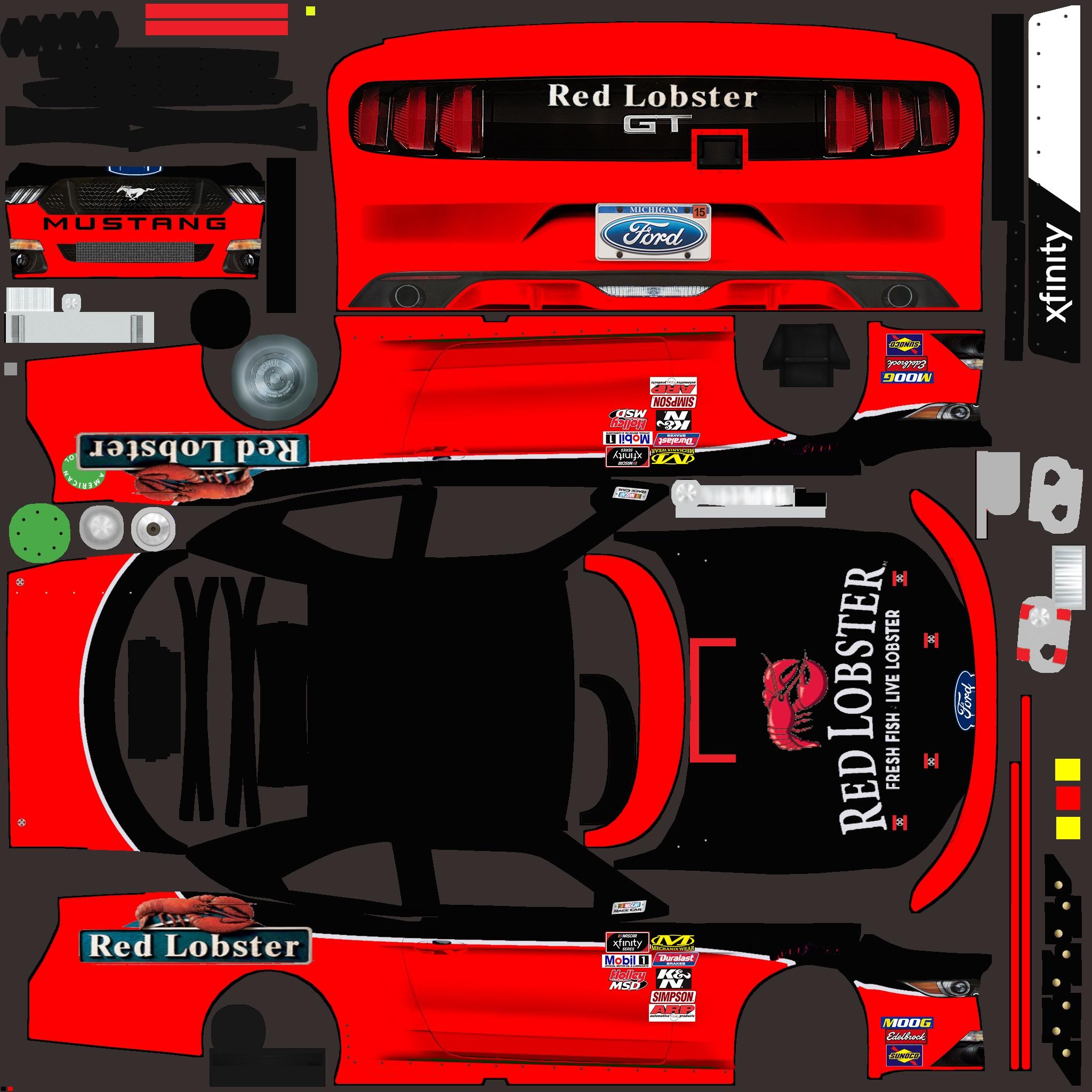 Preview of Red Lobster Ford Mustang Class B 2013 by Greg Sweet2