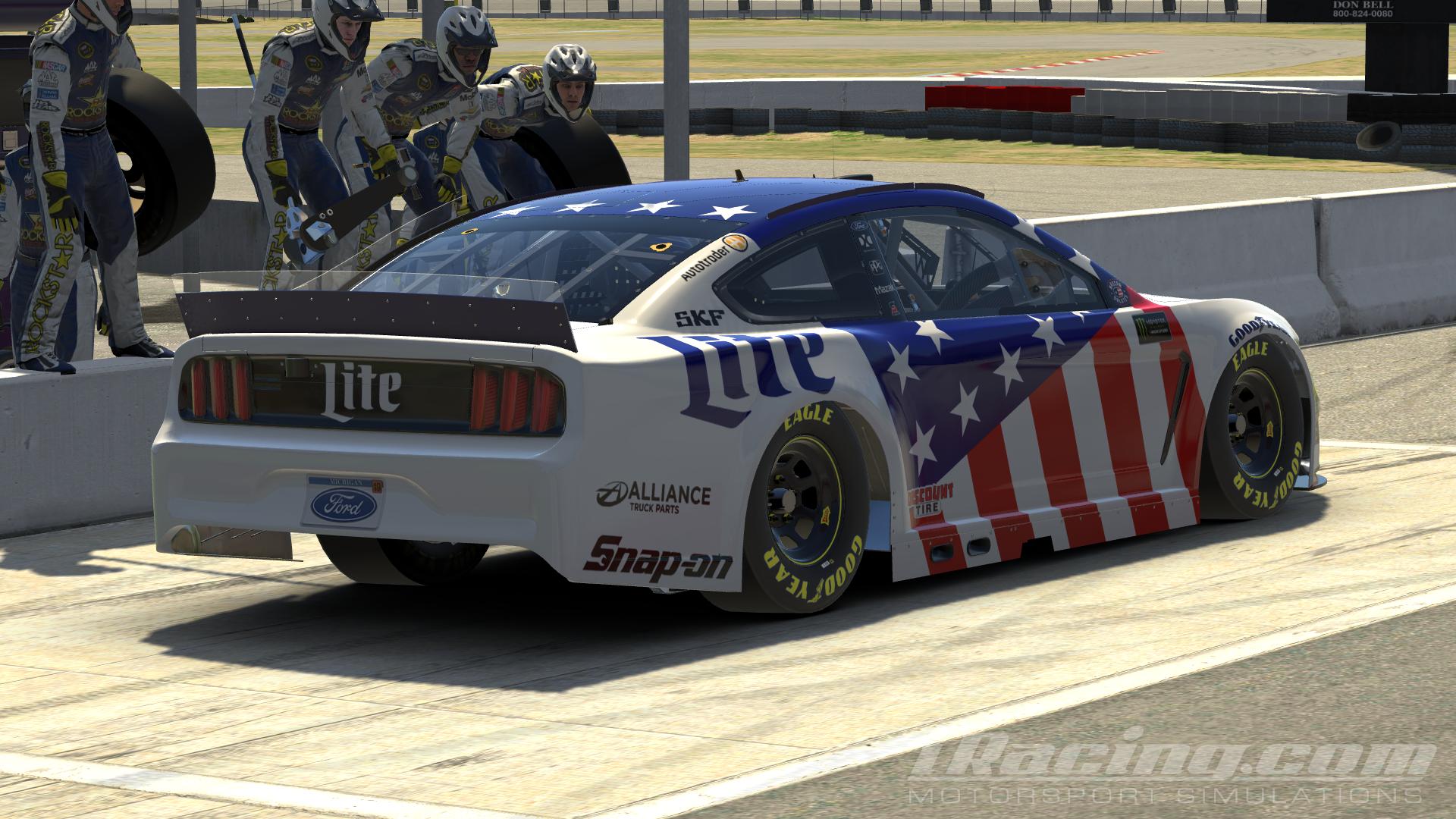 Preview of CUP #2 Brad Keselowski Miller Lite Patriotic 2019 by Udo Washeim