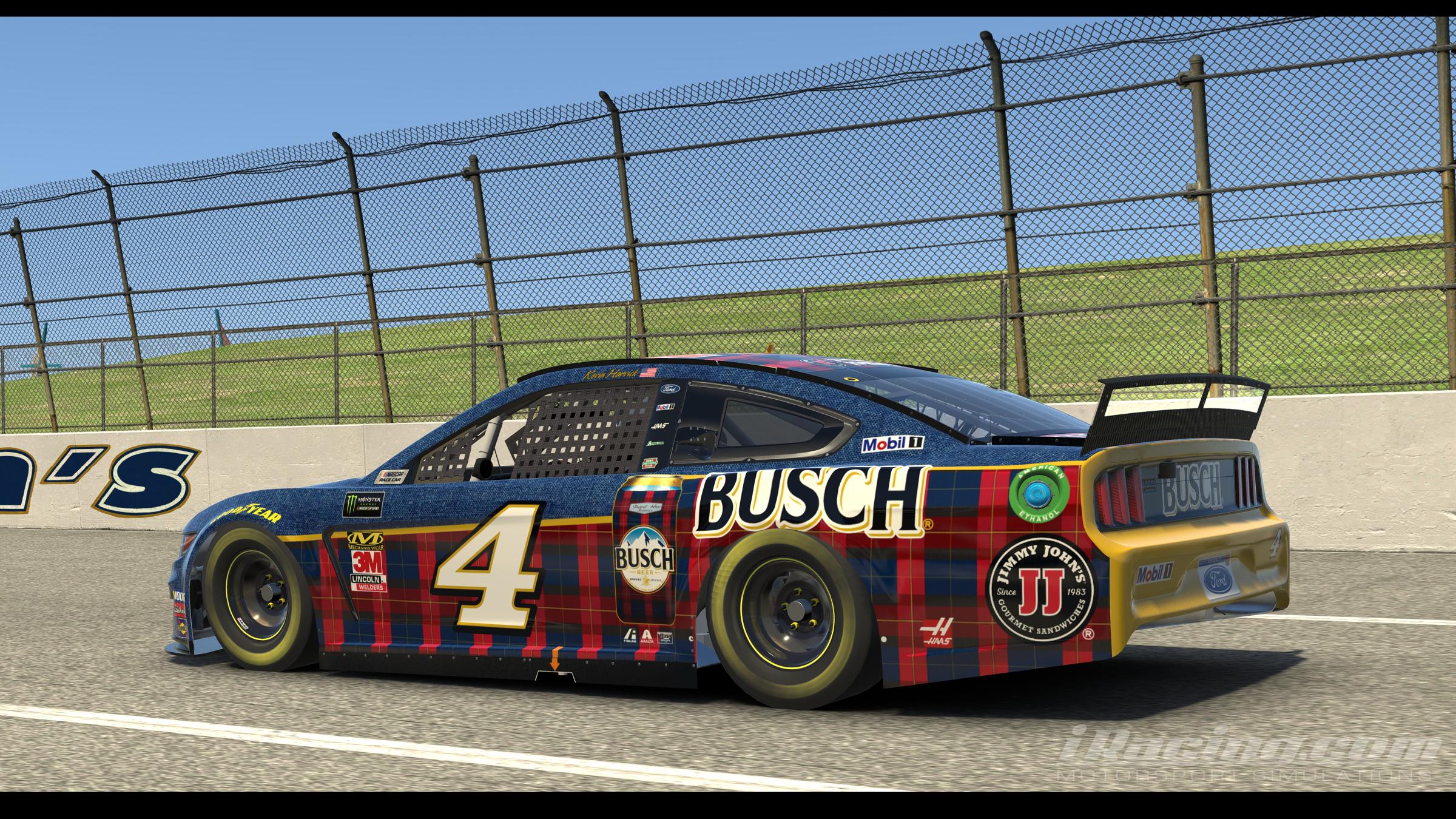 Preview of 2019 Kevin Harvick Busch Flannel by Thomas Sink