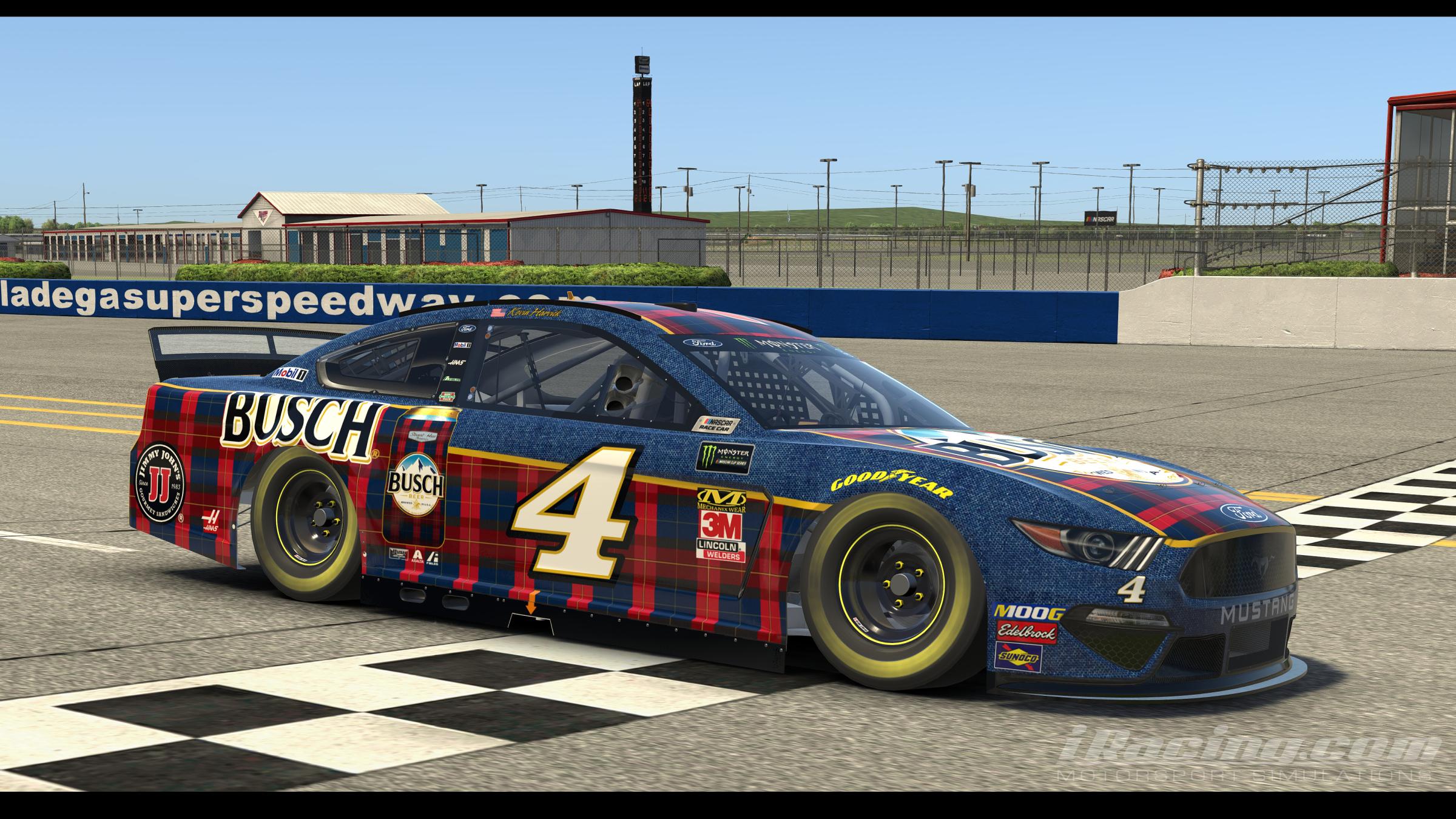 Preview of 2019 Kevin Harvick Busch Flannel by Thomas Sink