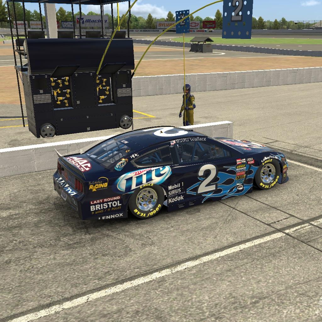 Preview of Rusty Wallace Throwback Monster Energy Mustang by Ron Klym