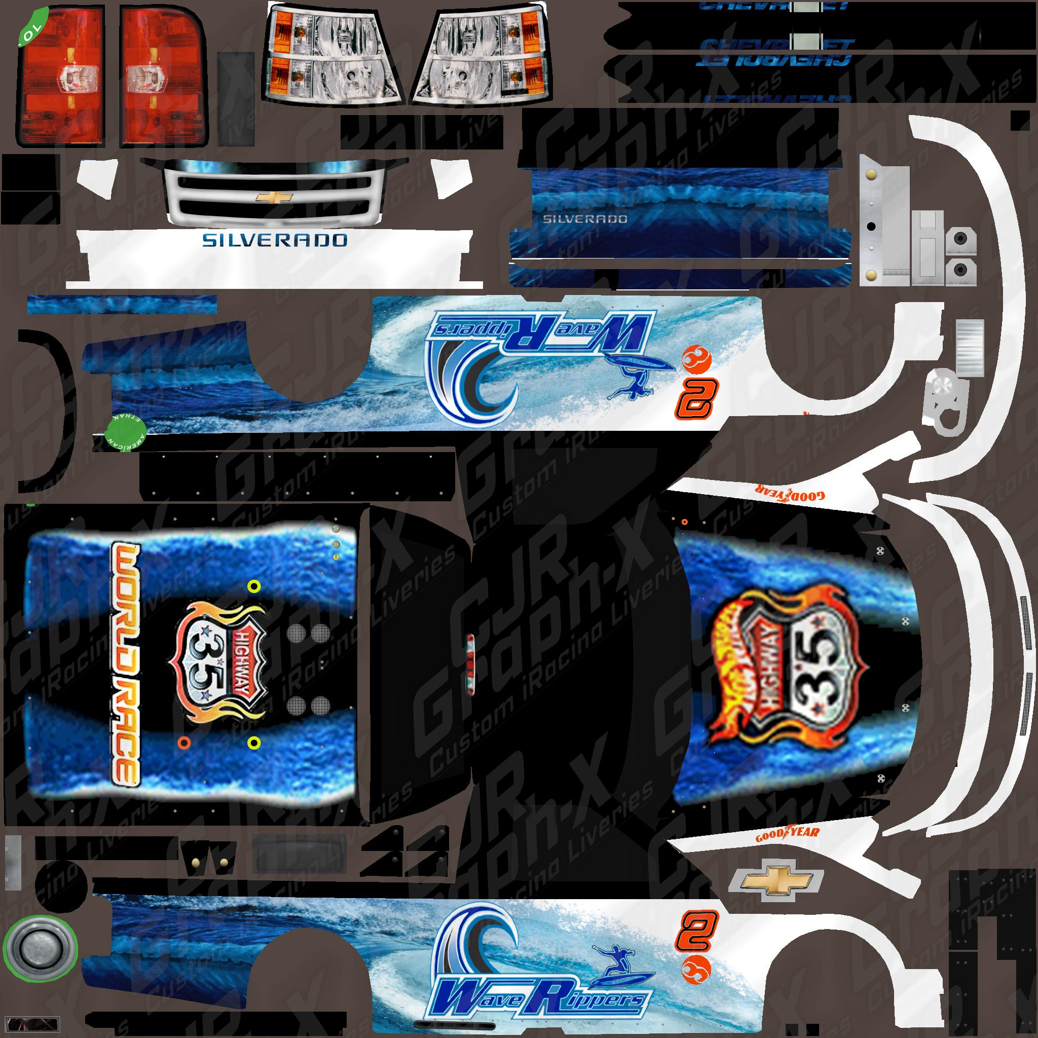 Preview of Wave Rippers Silverado 2013 Custom Number by Corey Rutherford