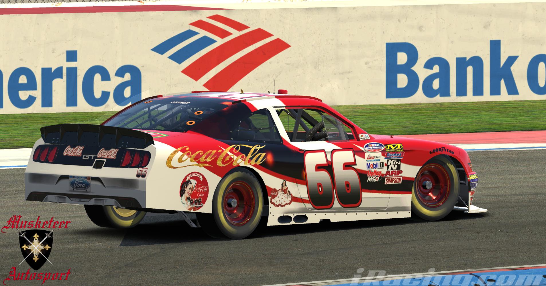 Preview of Vintage Coca Cola Xfinity Mustang by Scott Leitner2
