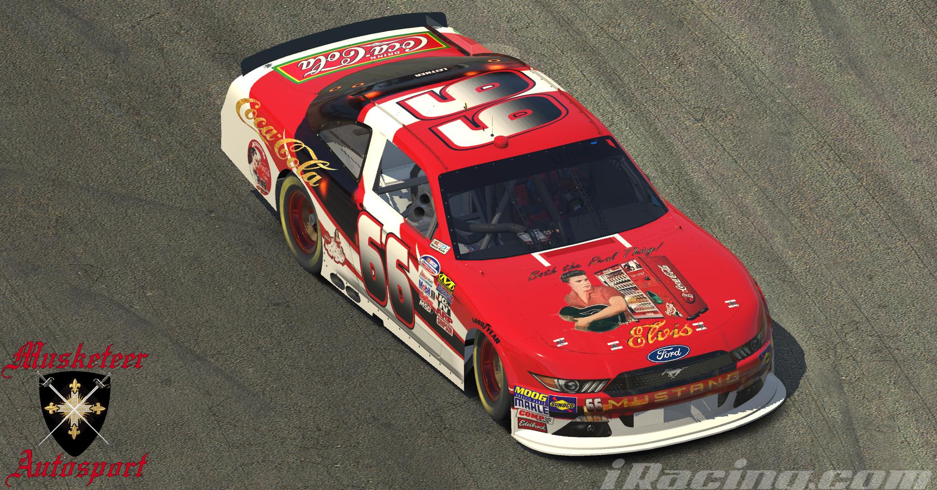 Preview of Vintage Coca Cola Xfinity Mustang by Scott Leitner2
