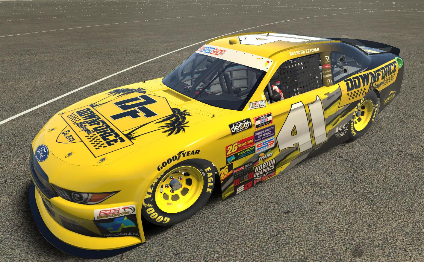 Preview of DownForce Motorsports Team Xfinity Car #41 by KC Duncan
