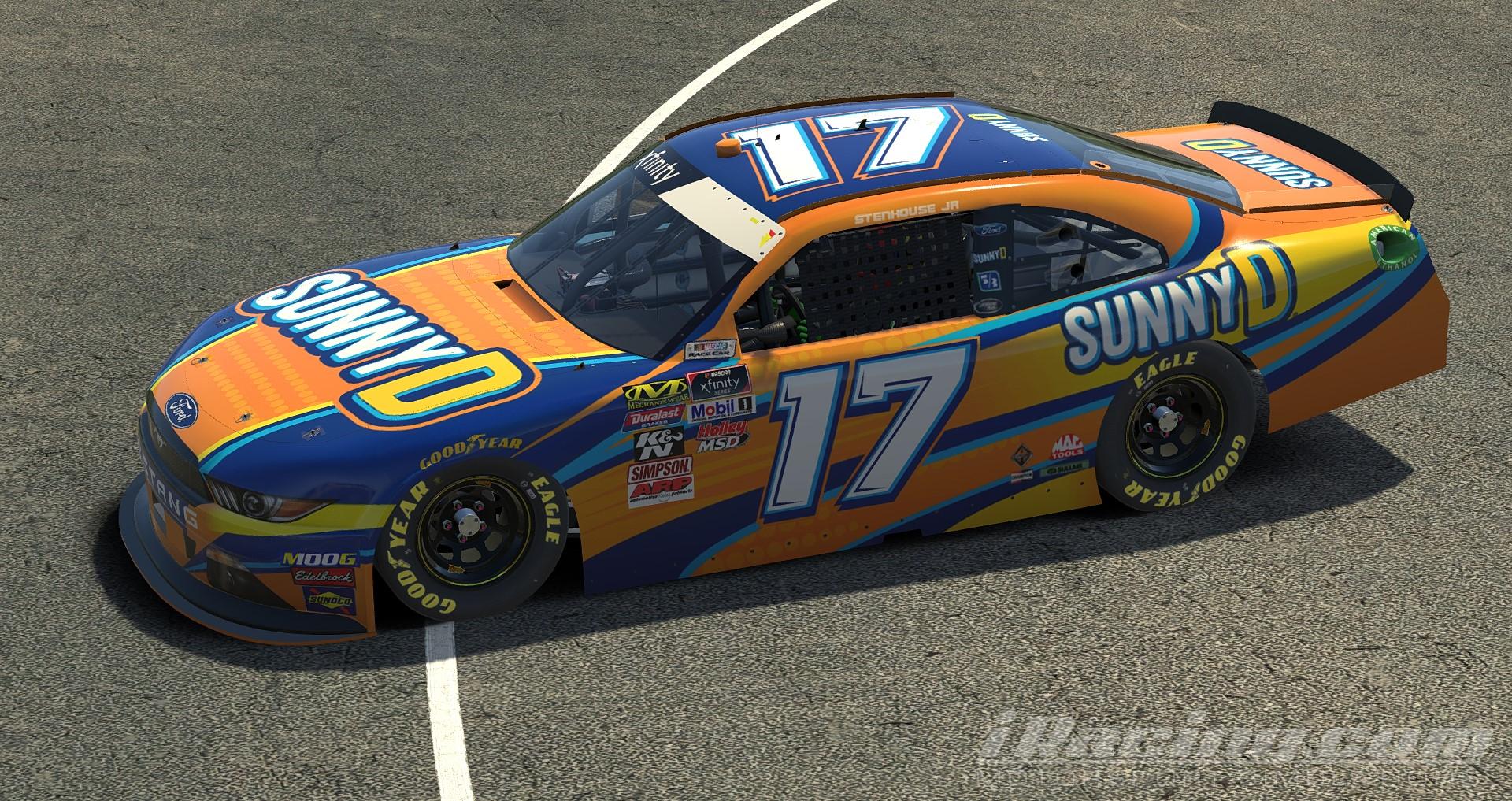 Preview of Ricky Stenhouse Jr Sunny D 2019 Ford Mustang xfinity by Nicholas Doucette