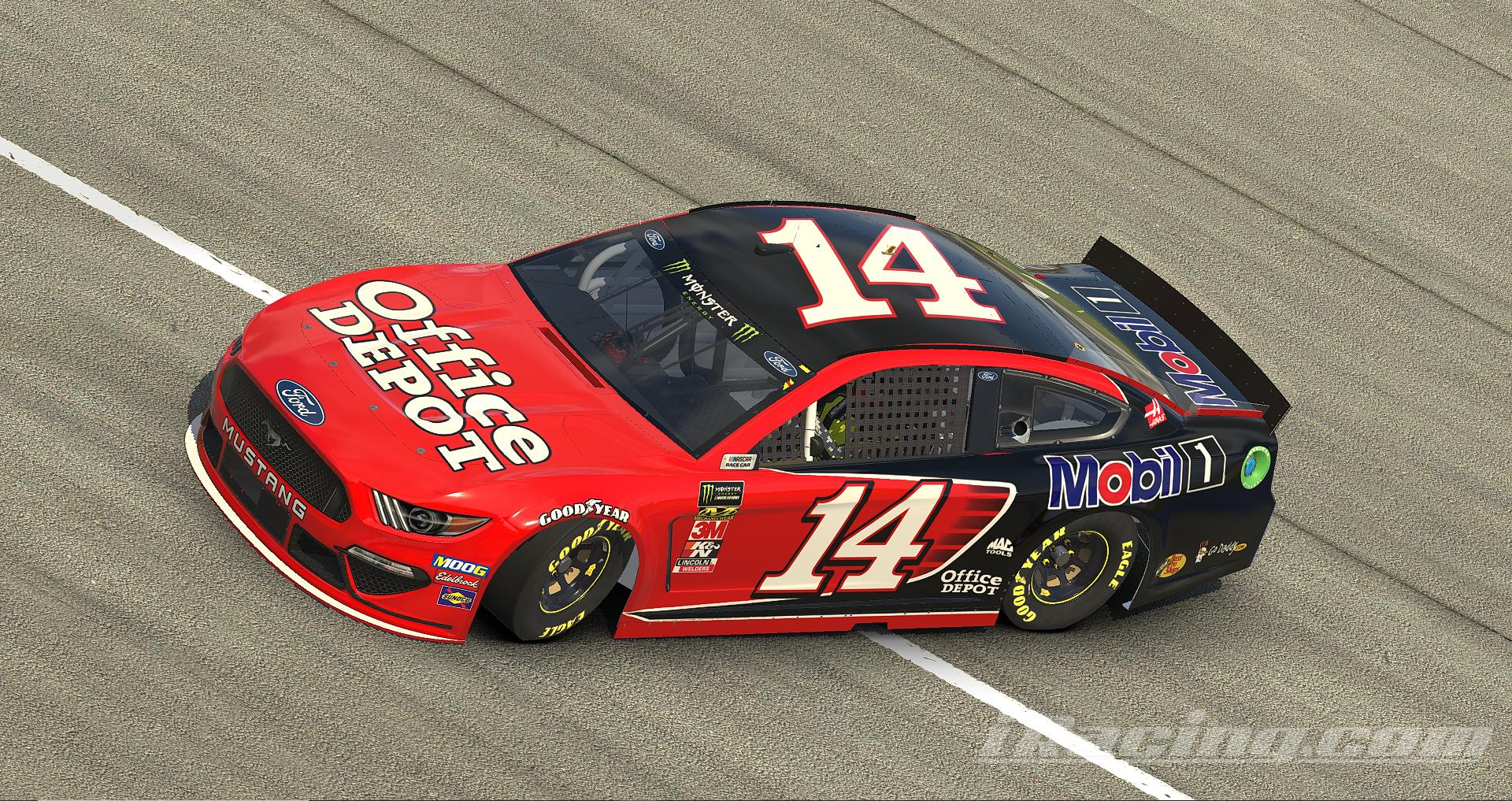 Preview of Office Depot/Mobil 1 Ford Mustang by Tanner Tallarico