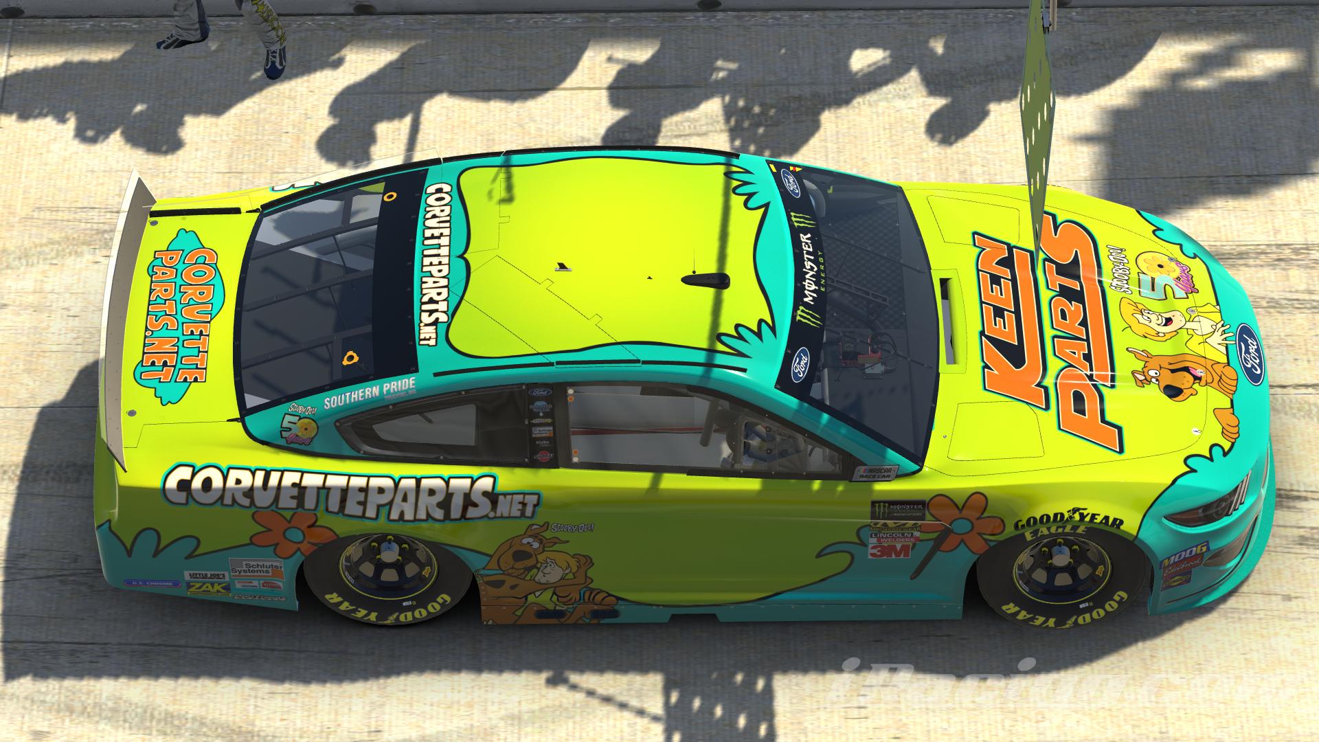 Preview of CUP #32 Corey Lajoie Scooby Doo Corvette Parts Keen Parts 2019 (No Number) by Udo Washeim