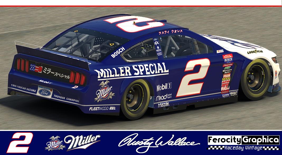 Preview of 1997 #2 Rusty Wallace Miller Special Ford Winston Cup by Scott Mitton