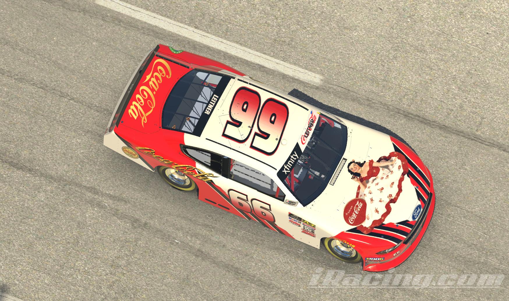 Preview of Vintage Coca Cola Xfinity Mustang by Scott Leitner2