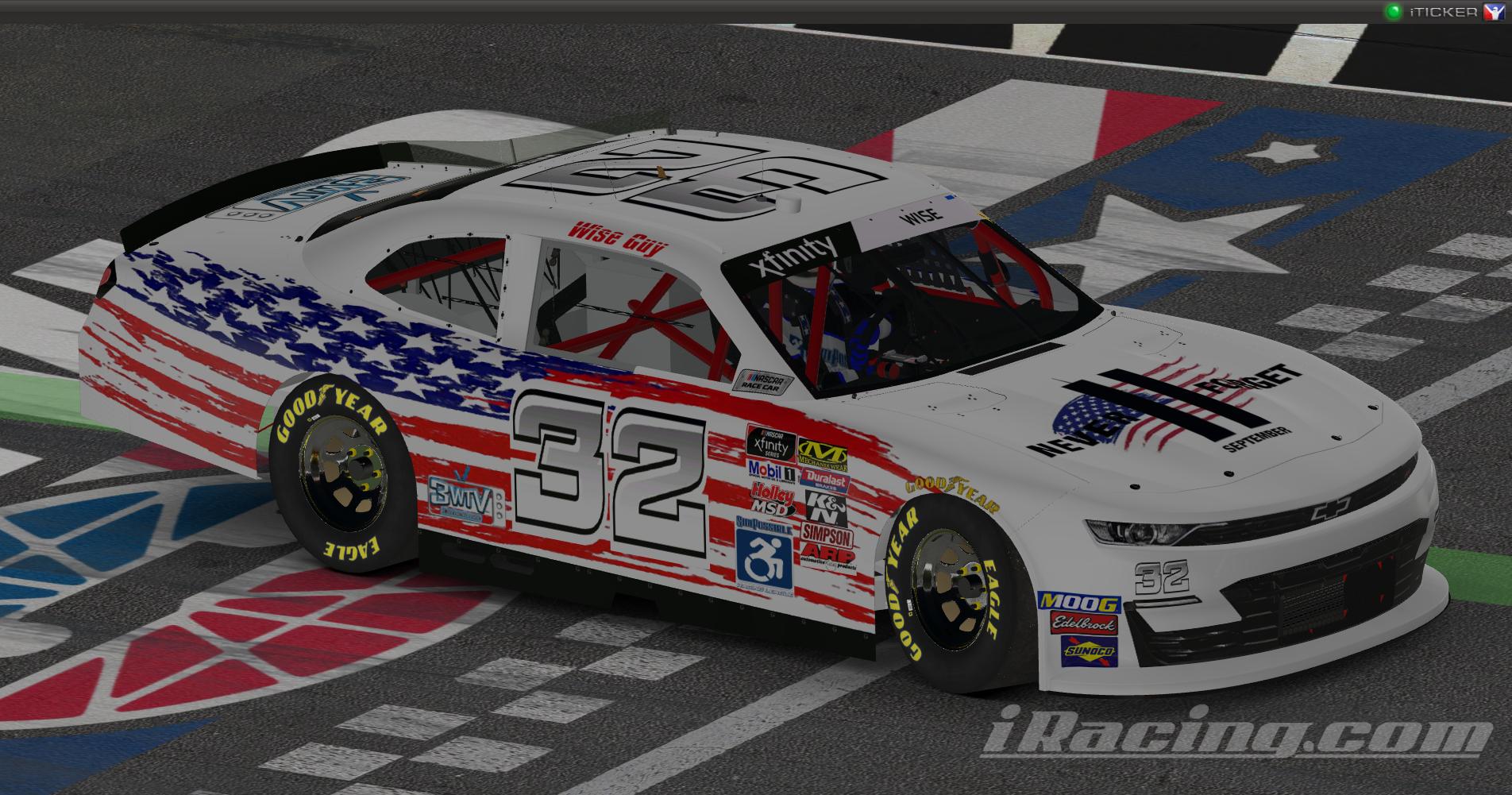 9-11 Never Forget Xfinity Camaro 2019 by Billy Wise - Trading Paints