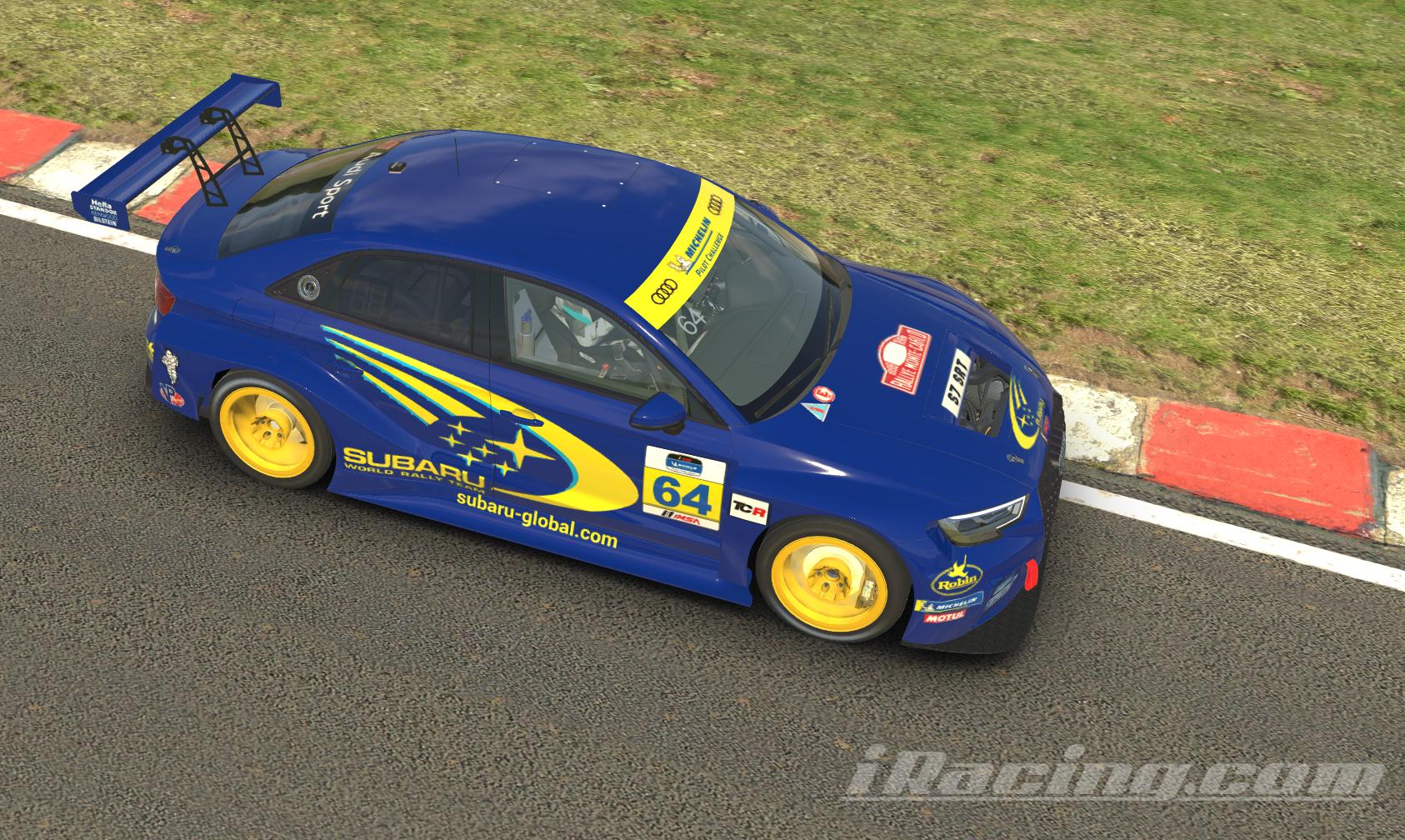 Preview of Audi RS3 LMS TCR Richard Burns Subaru Impreza  tribute by Chris C.