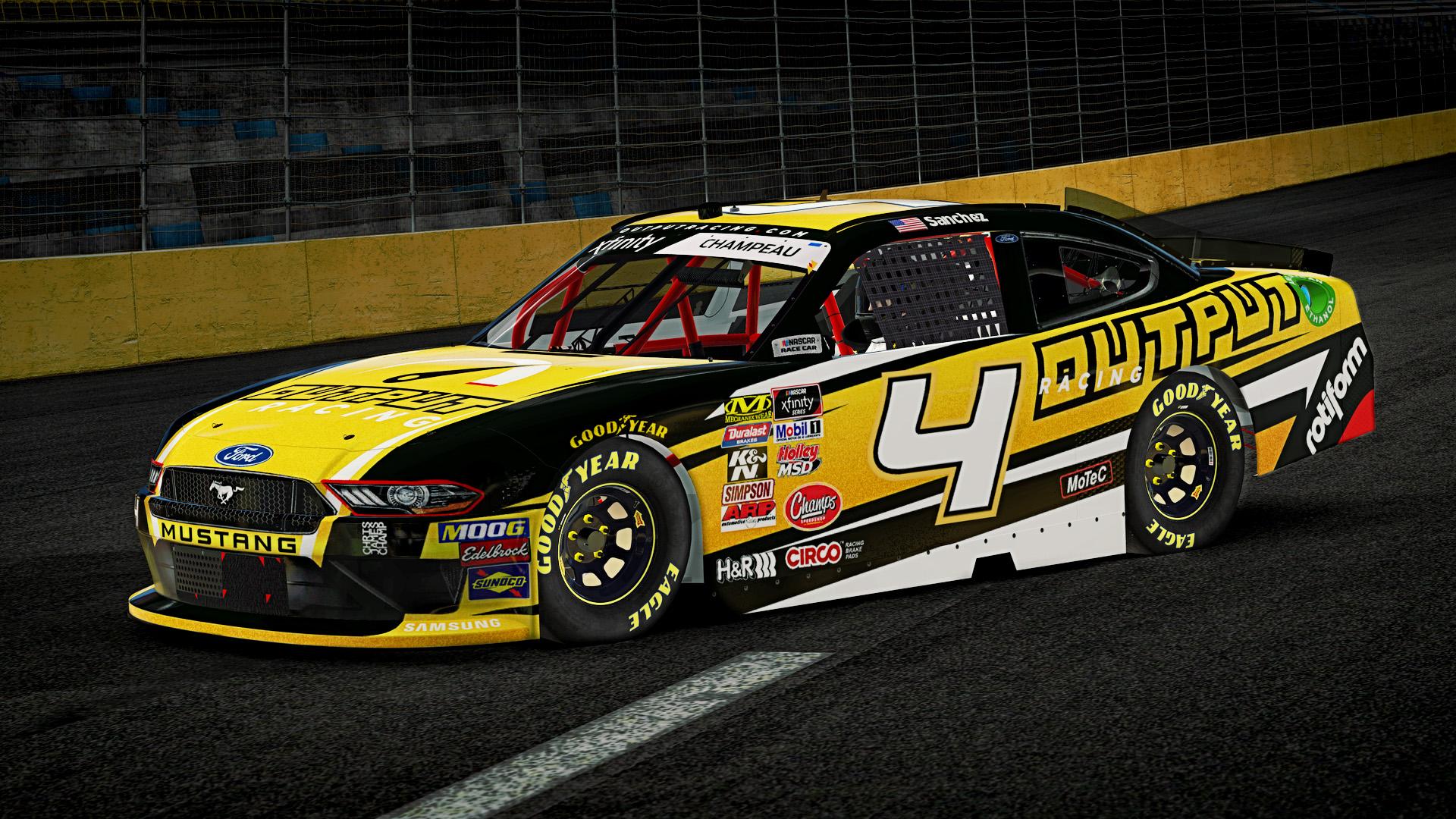 Preview of Jaren Sanchez Output Racing Ford Mustang Xfinity by Chris Champeau