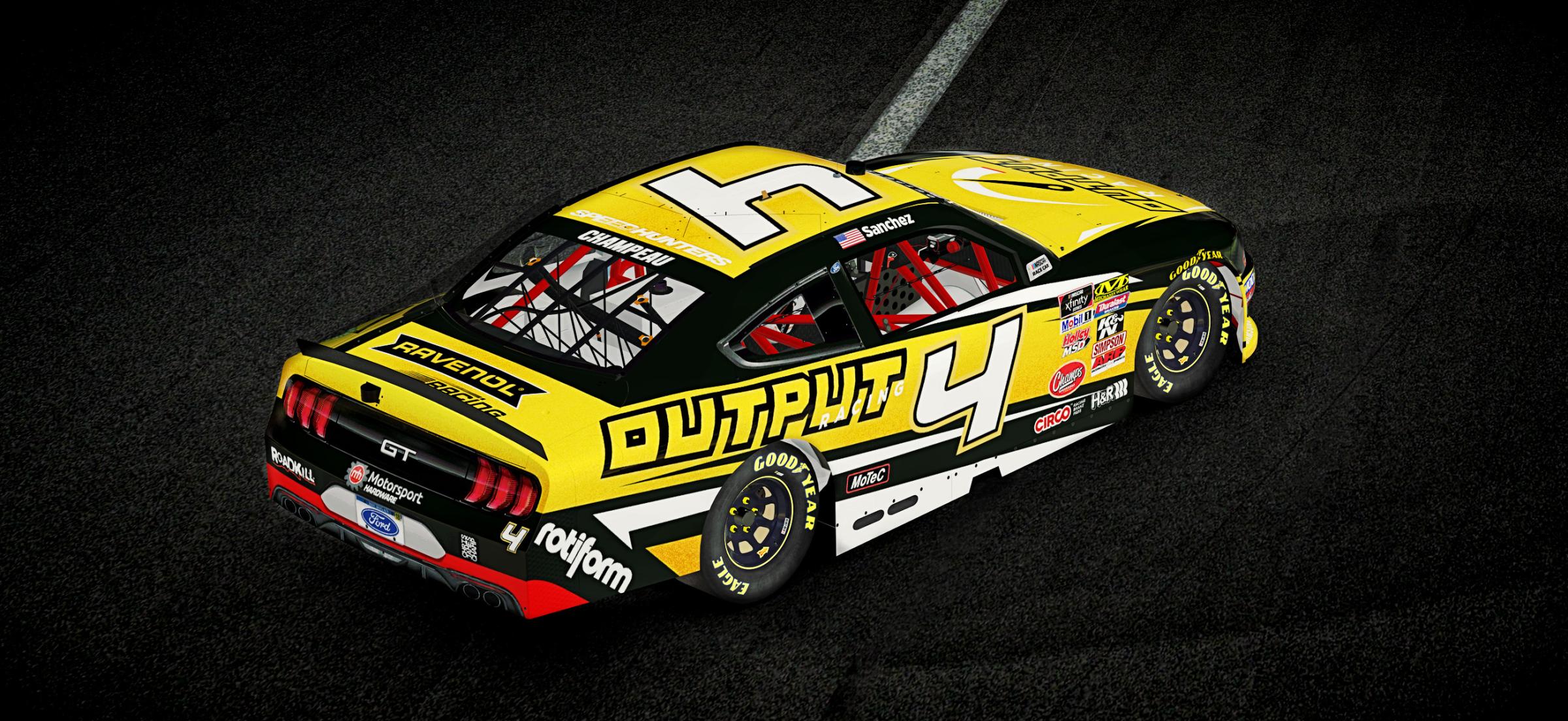 Preview of Jaren Sanchez Output Racing Ford Mustang Xfinity by Chris Champeau