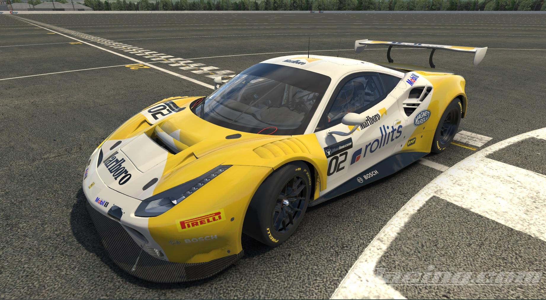 Ferrari 488 GT3 + Metallics and Mesh Yellow by Chris Bull