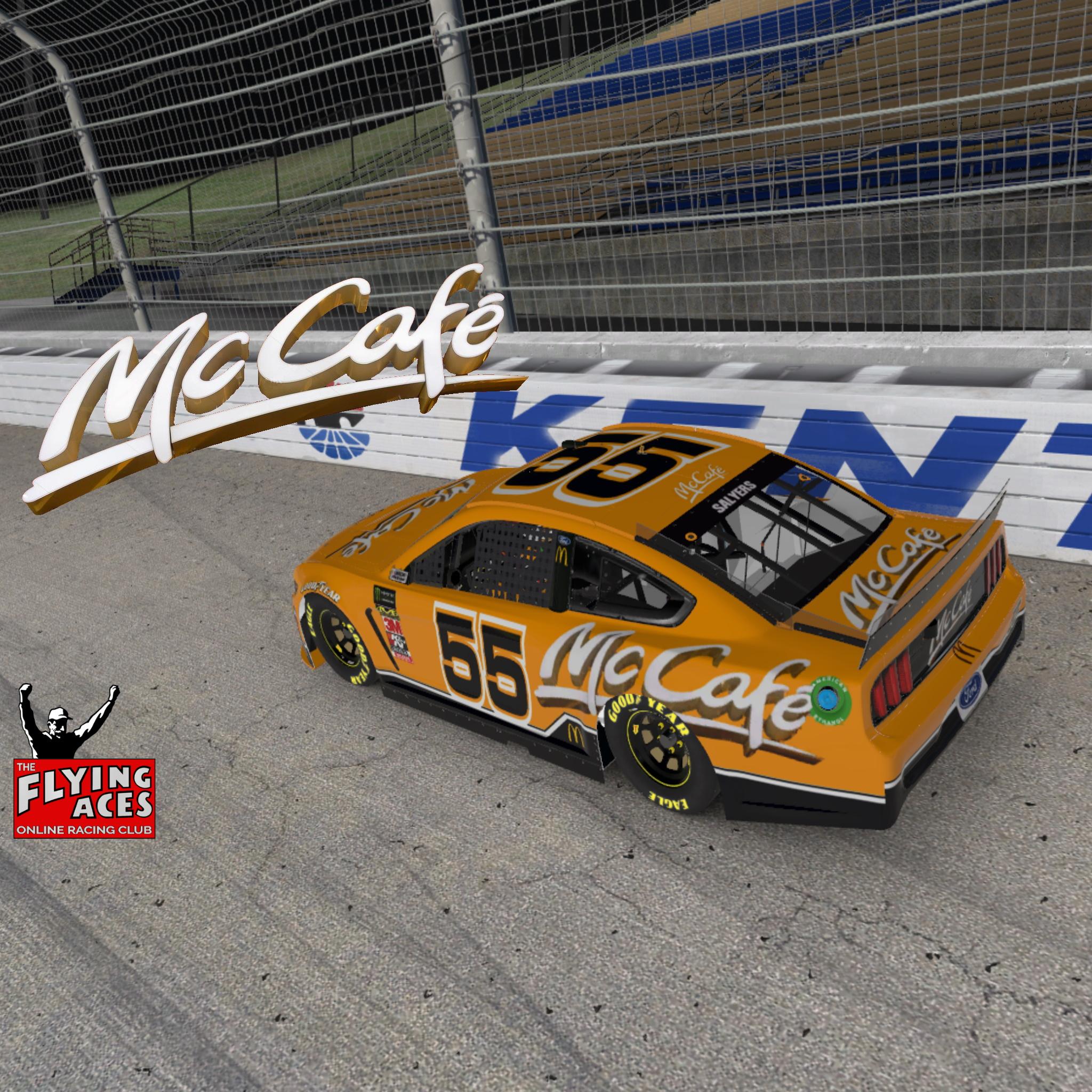 Say Less Mf Racing McCafe MENCS Ford Mustang by JW Salyers - Trading Paints