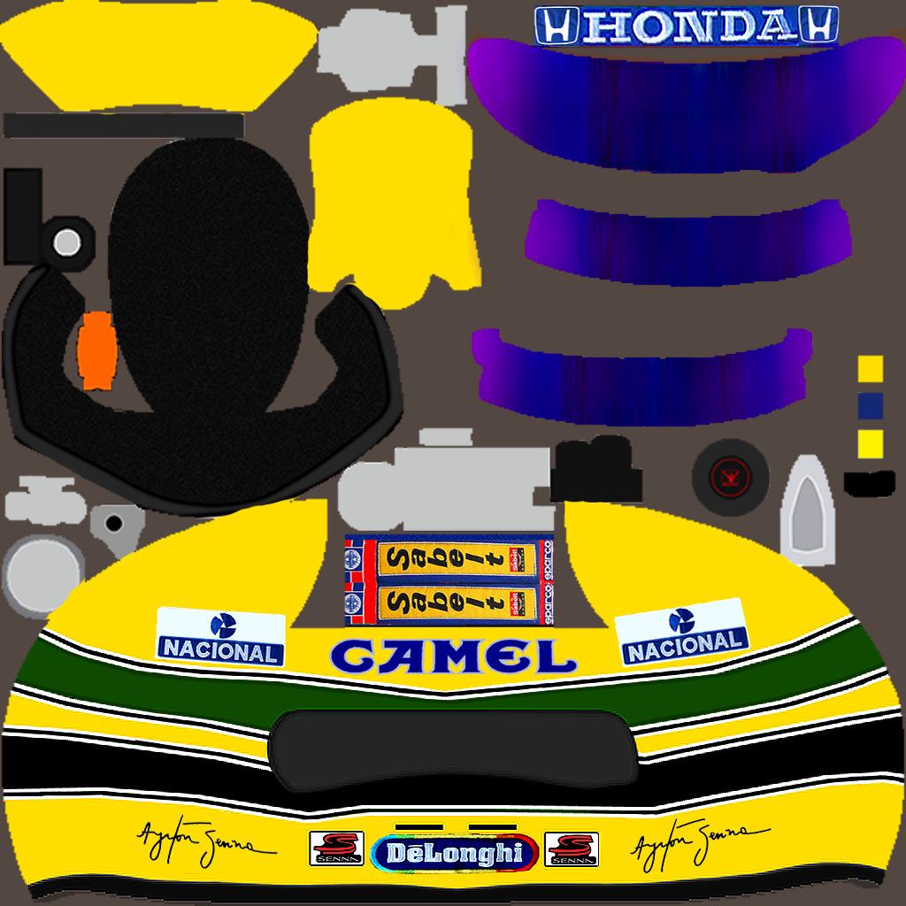 Preview of Ayrton Senna Camel Honda by Rodney Evans