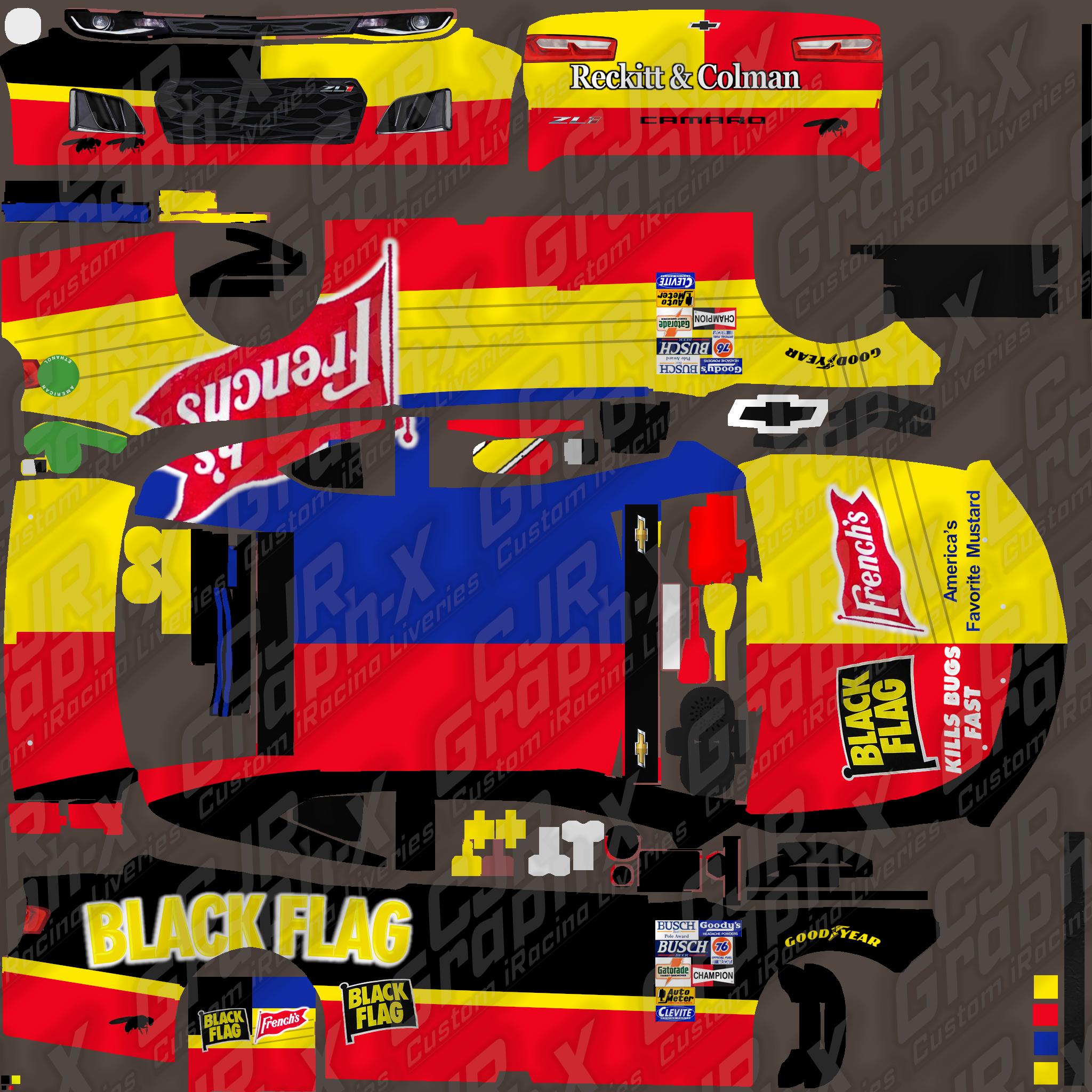 Preview of 1994 Rodney Combs Black Flag Frenchs ZL1 Blank Number by Corey Rutherford