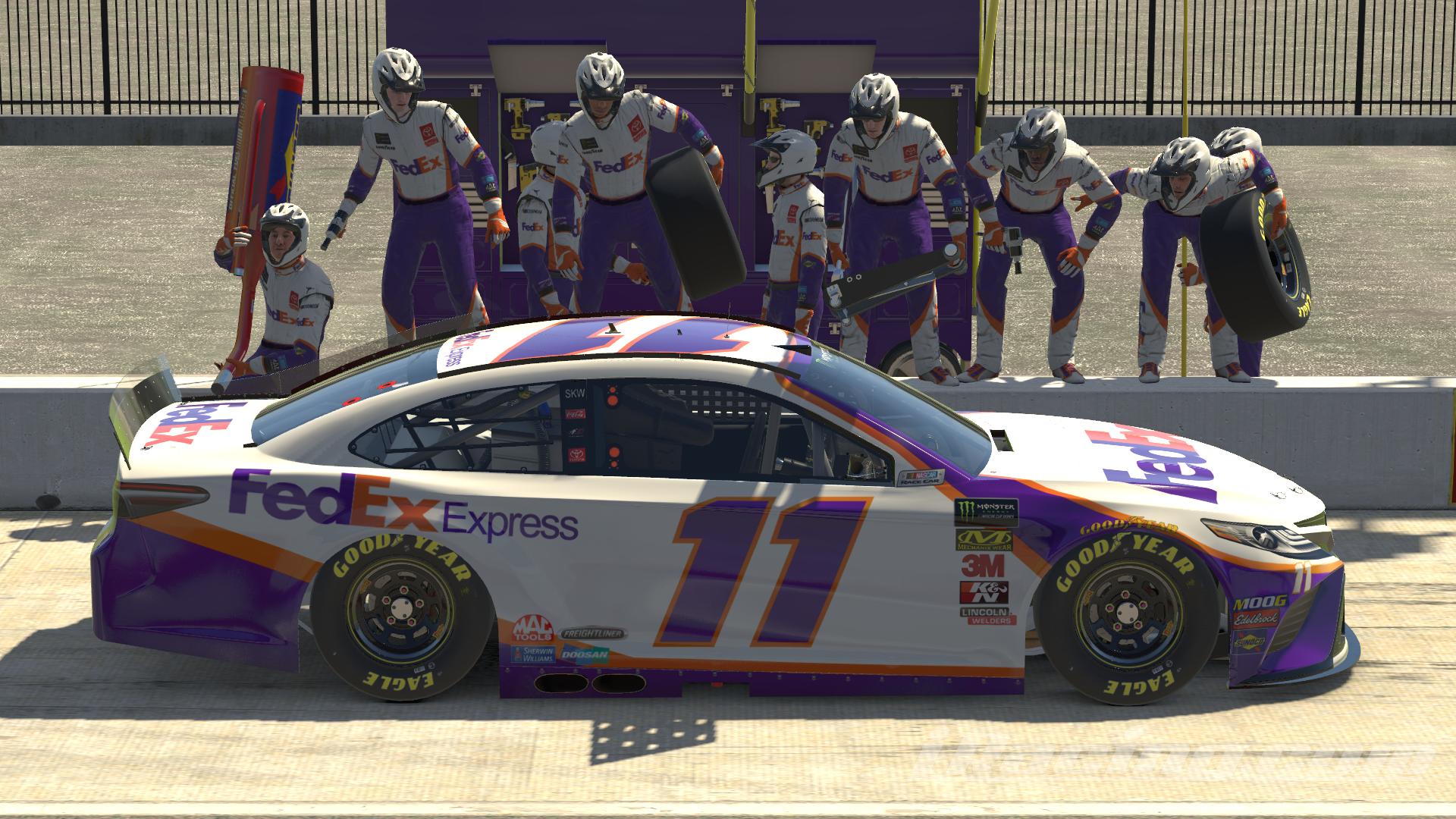 Preview of Suit #11 Denny Hamlin FedEx 2019 by Udo Washeim