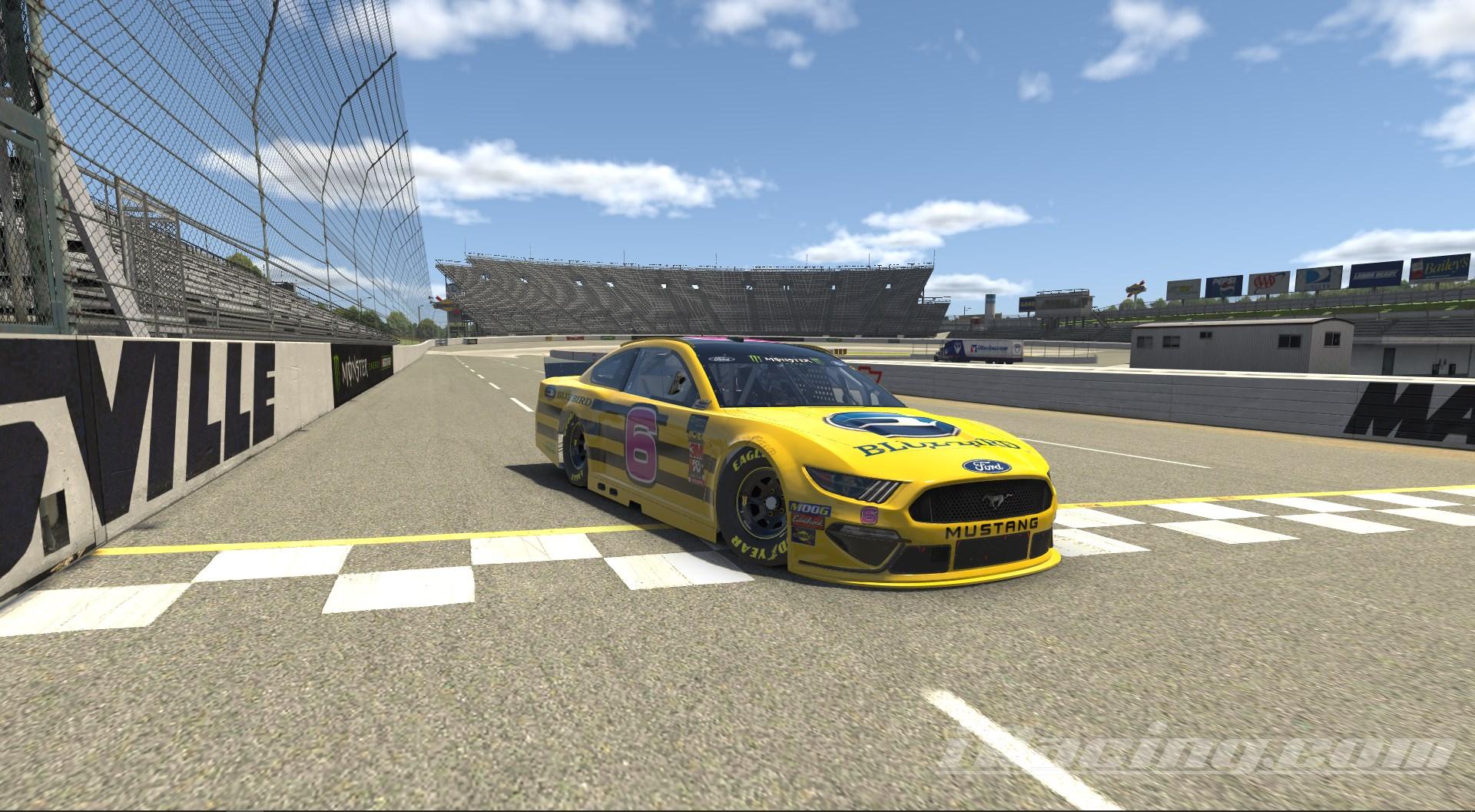 Ryan Newman Martinsville Fall 2019 car by Brandon Johnson8 Trading Paints