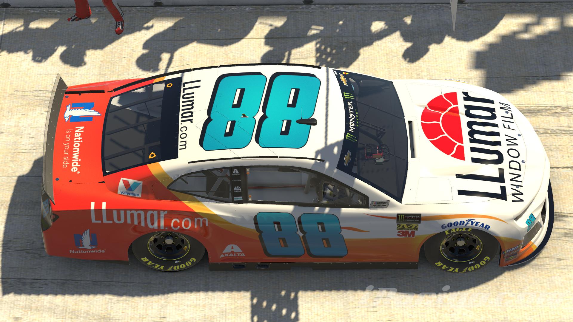 Preview of CUP #88 Alex Bowman LLumar 2019 (With Number) by Udo Washeim