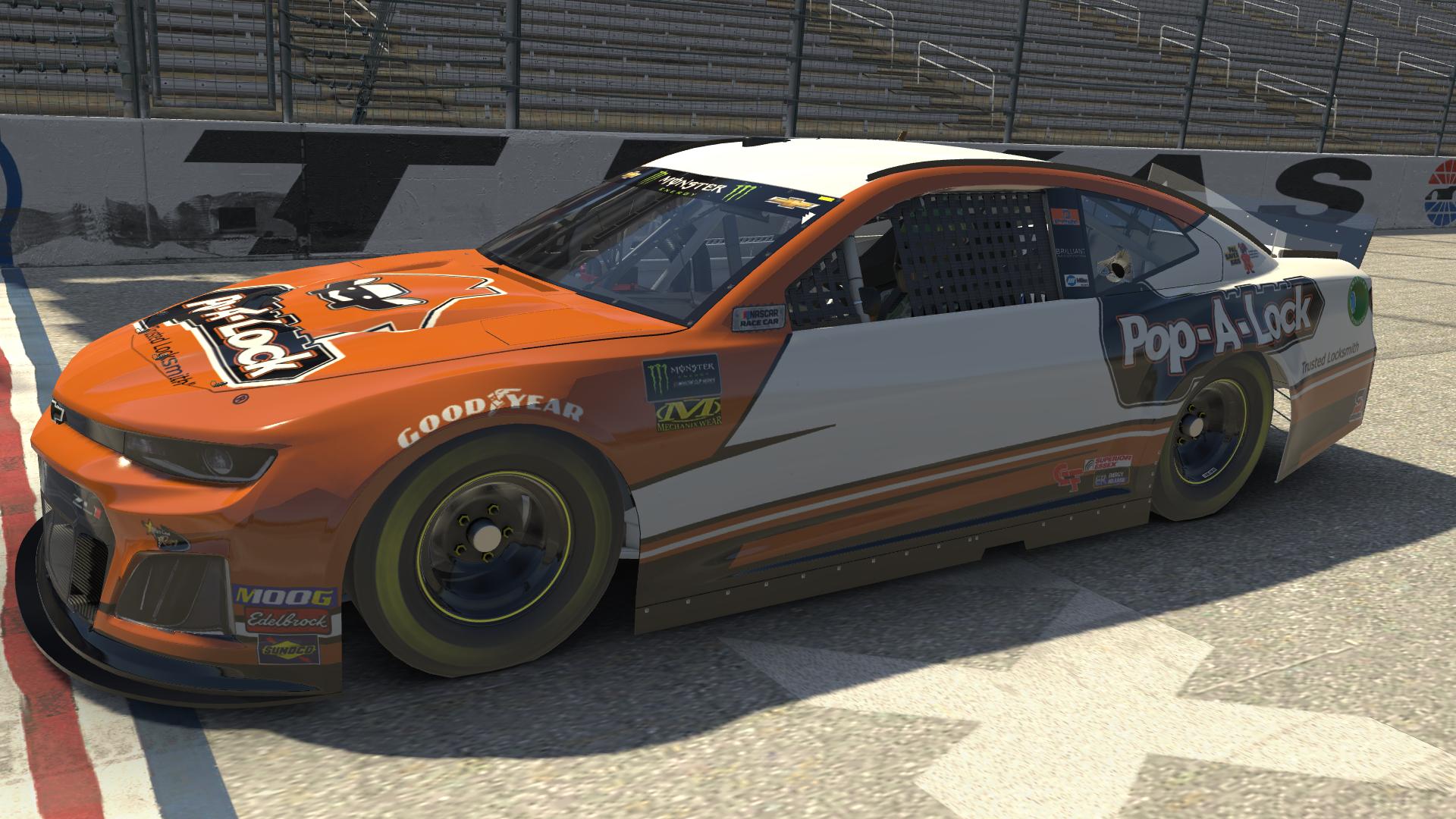 Preview of 2019 #00 Landon Cassill Pop-A-Lock Chevrolet Camaro ZL1 (No Numbers) by Marshall Newton