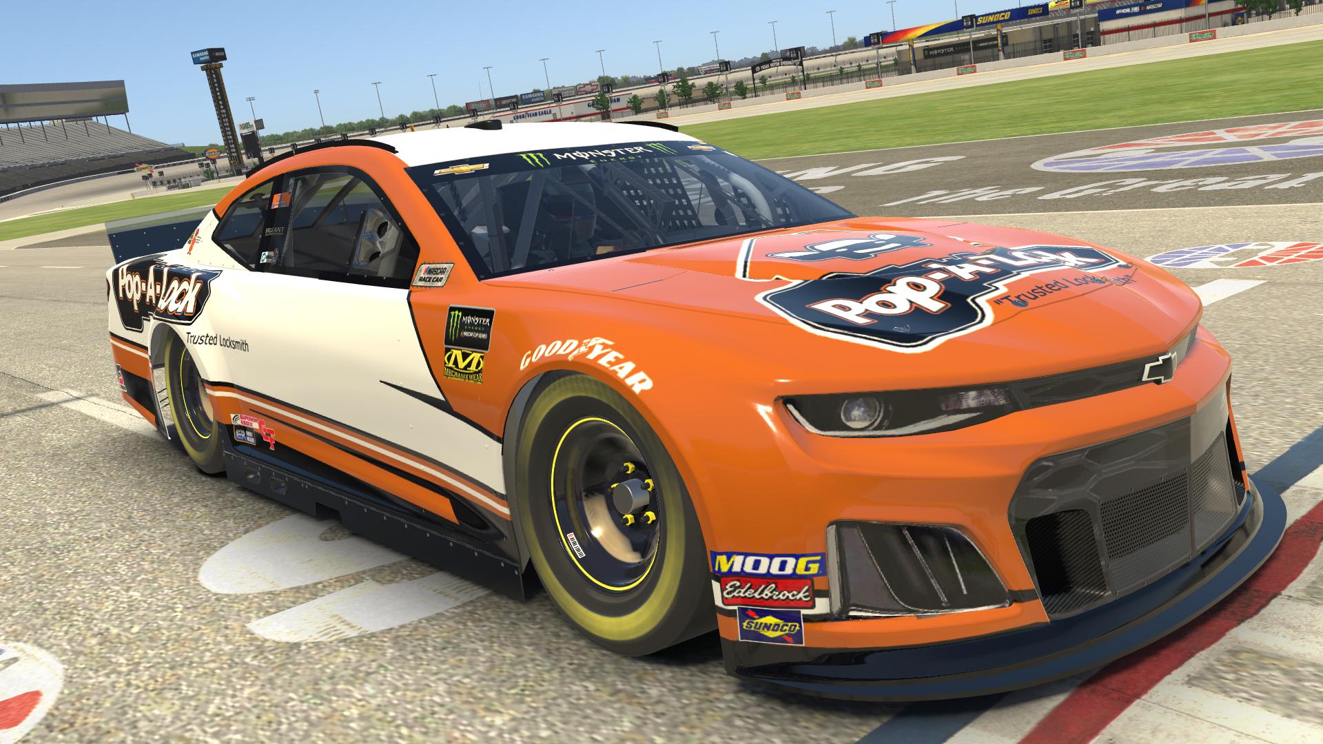 Preview of 2019 #00 Landon Cassill Pop-A-Lock Chevrolet Camaro ZL1 (No Numbers) by Marshall Newton
