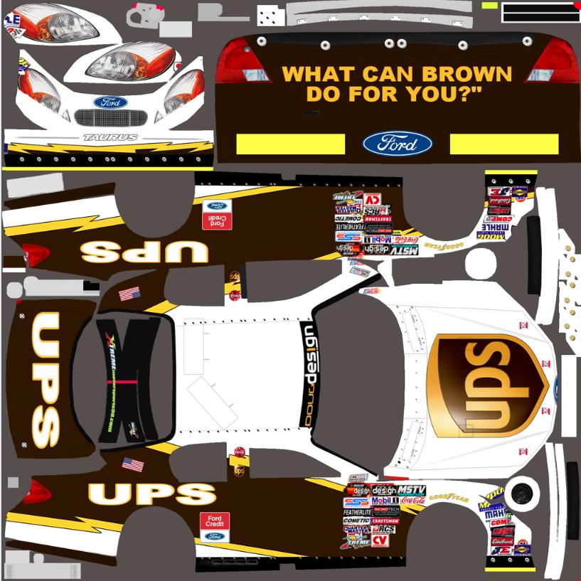 Preview of Donny Lee UPS Car Xtrememotorsports99.com by Jacob Lee
