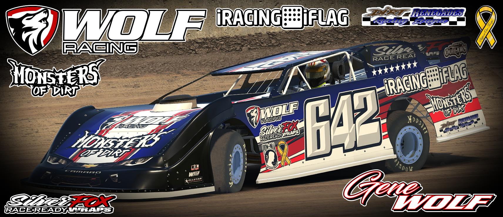 Wolf Racing Late Model by Gene Wolf - Trading Paints