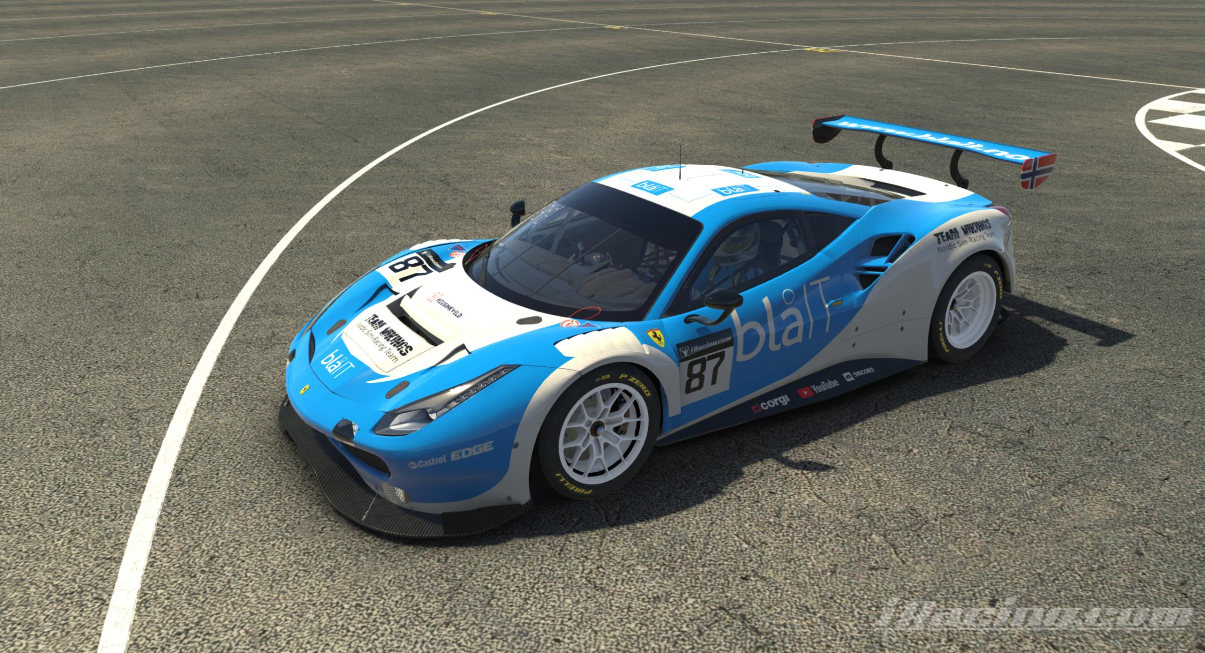 Preview of Ferrari 488 GT3 blåIT Edition by Thomas Grendel