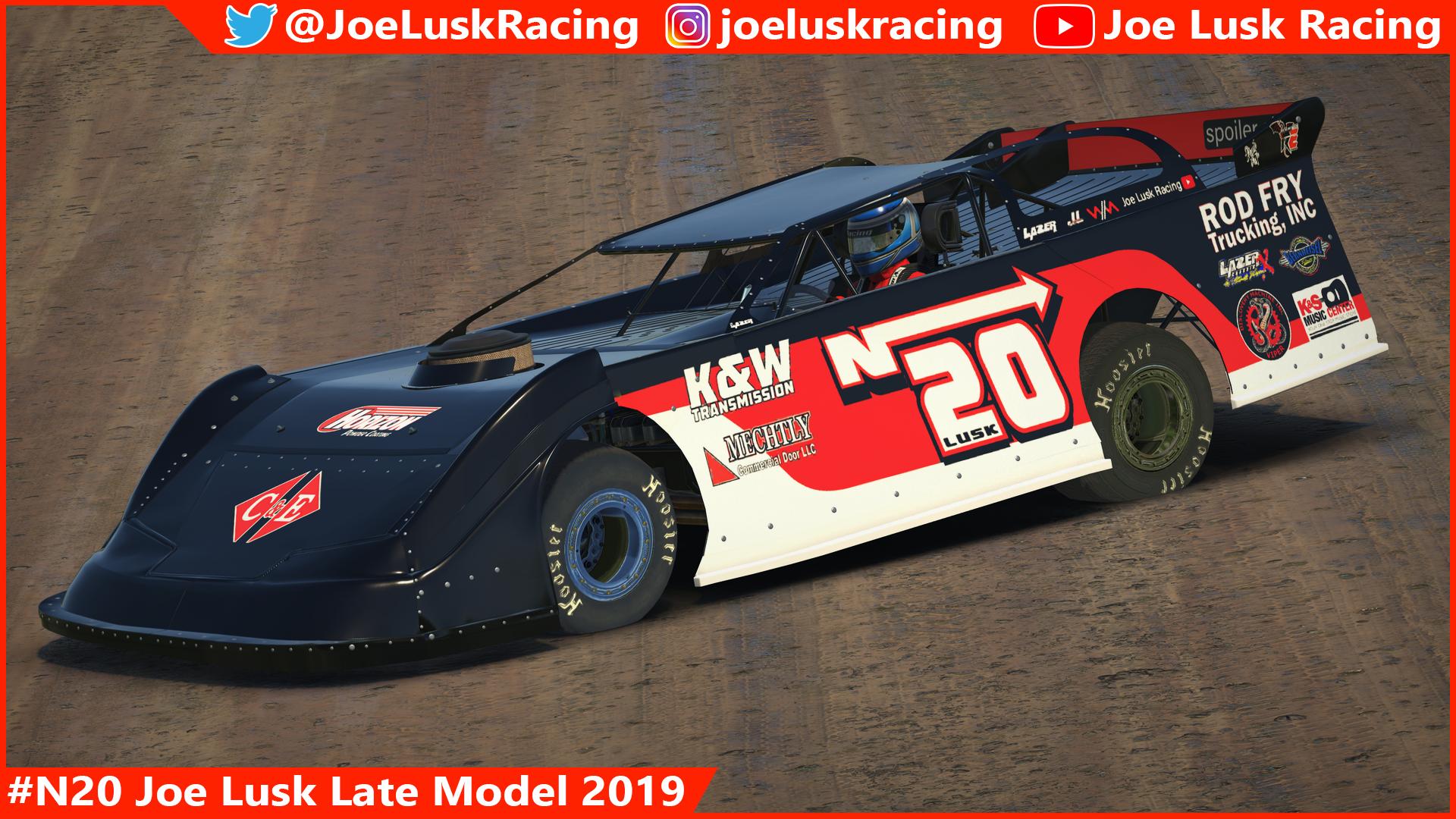 Preview of #N20 Joe Lusk Late Model CUSTOM NUMBER by Sergio Hernando