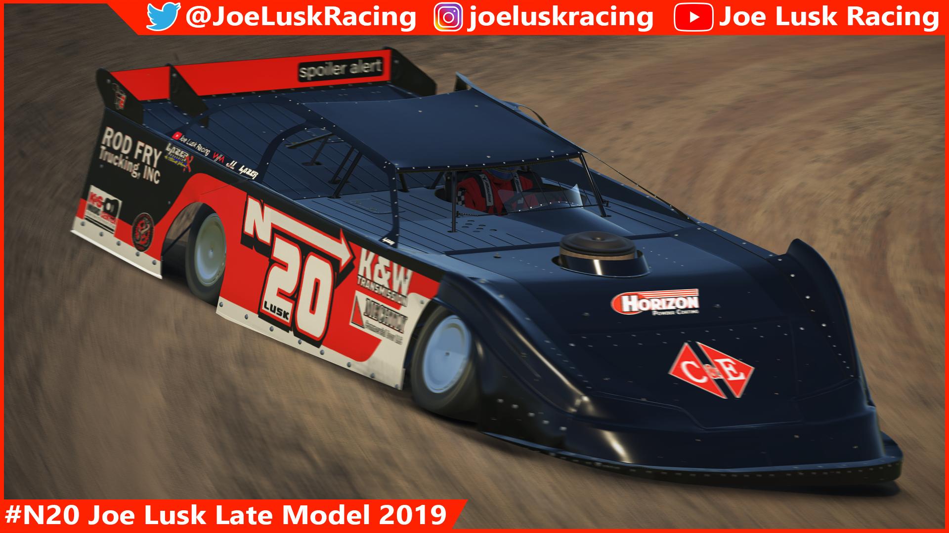 Preview of #N20 Joe Lusk Late Model CUSTOM NUMBER by Sergio Hernando