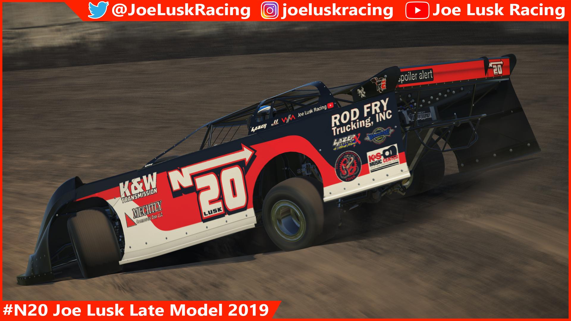 Preview of #N20 Joe Lusk Late Model CUSTOM NUMBER by Sergio Hernando