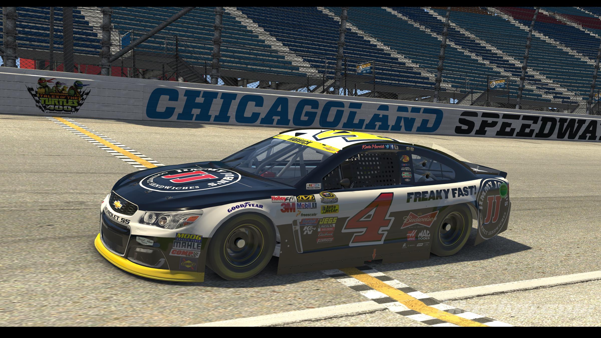 Preview of 2014 Kevin Harvick Jimmy Johns Chase With Numbers by Thomas Sink