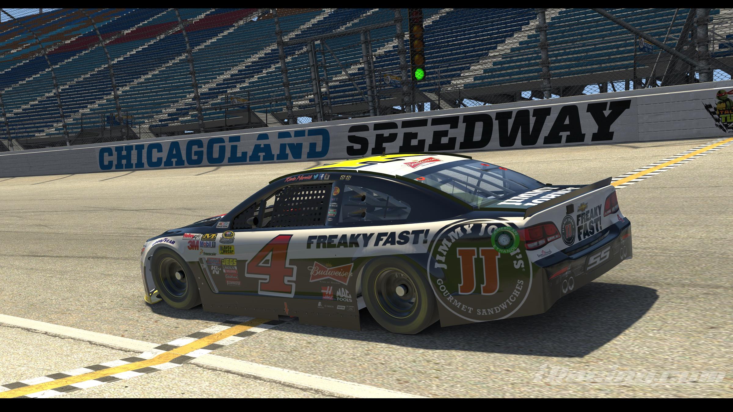 Preview of 2014 Kevin Harvick Jimmy Johns Chase With Numbers by Thomas Sink