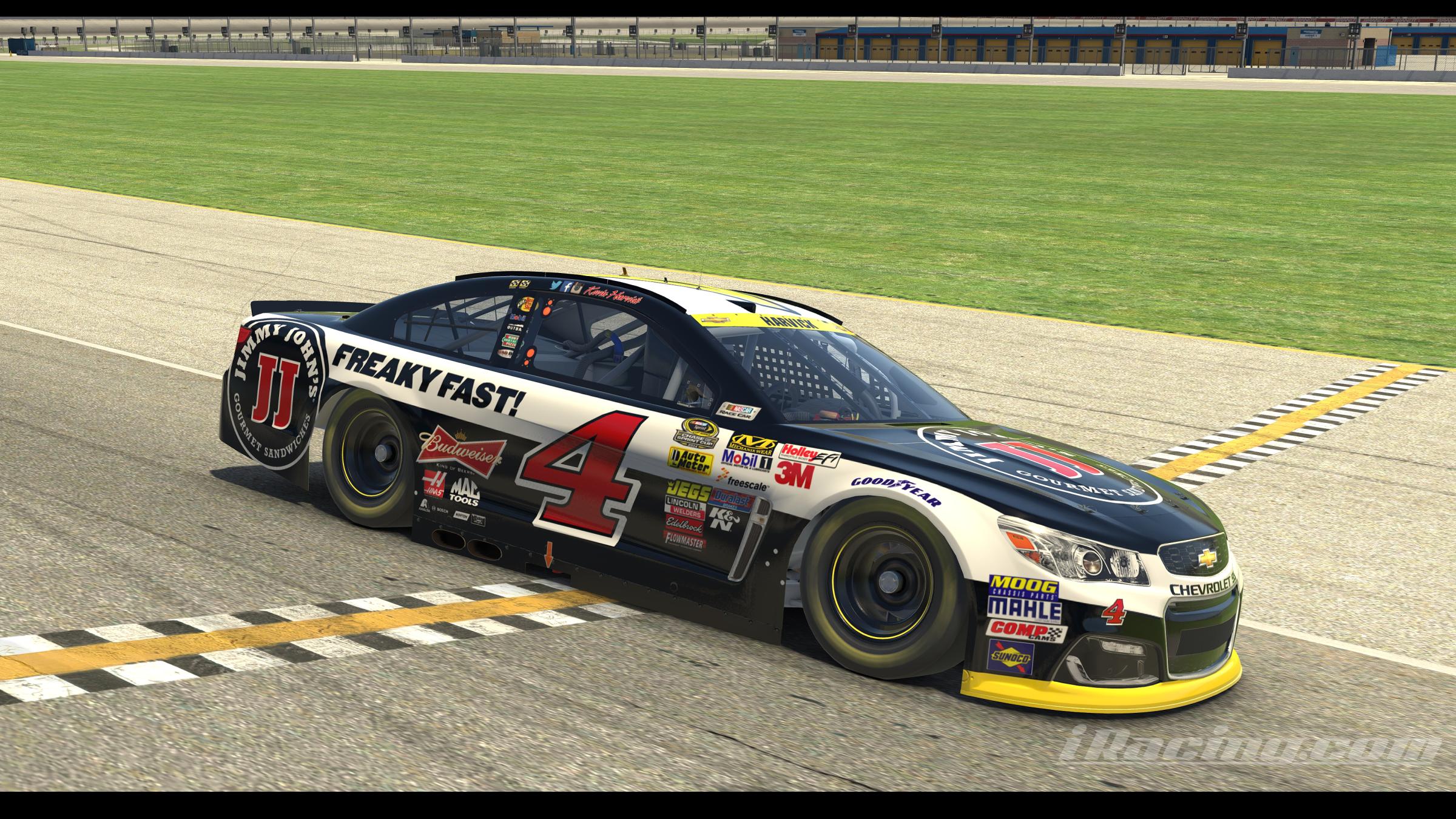 Preview of 2014 Kevin Harvick Jimmy Johns Chase With Numbers by Thomas Sink