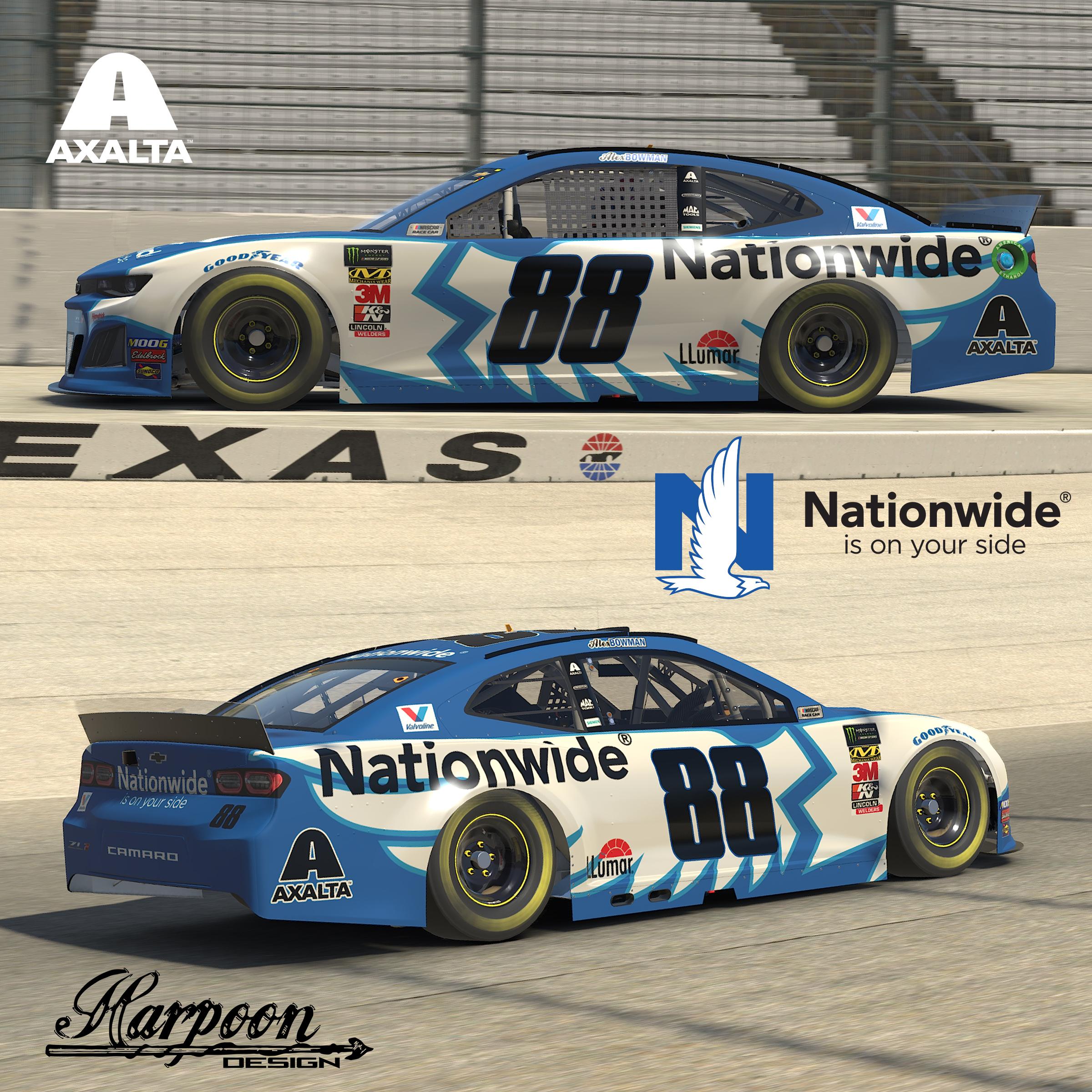 Preview of 2019 Alex Bowman Nationwide Vegas Contest Car Numbers by Brantley Roden