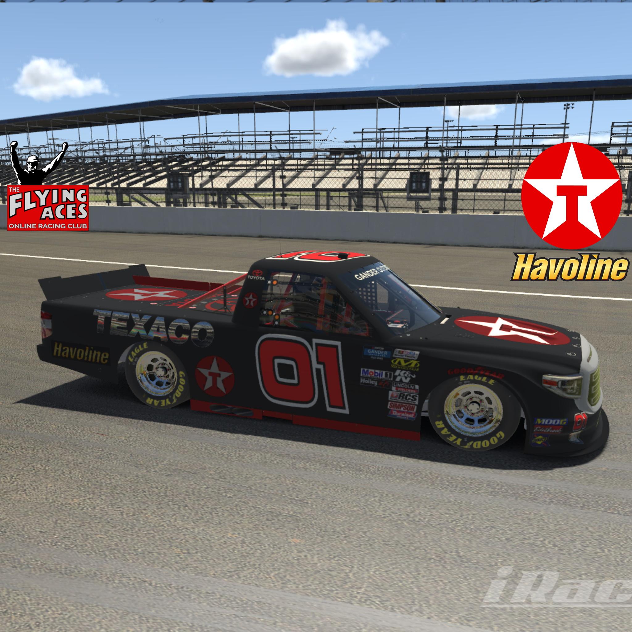 TEXACO Matte w/ Chrome Logo Toyota Tundra by JW Salyers - Trading Paints