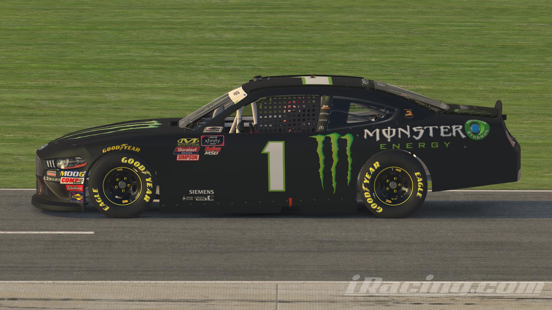 Preview of 2019 Monster Energy xfinity Mustang by Ken Huff