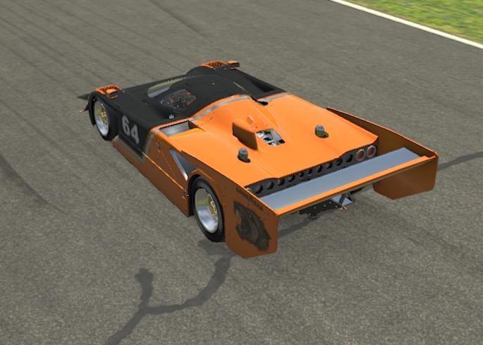 Sim Racer Painter Example Team Paint - Savage Sim Racing by Wayne Bennett - Trading Paints