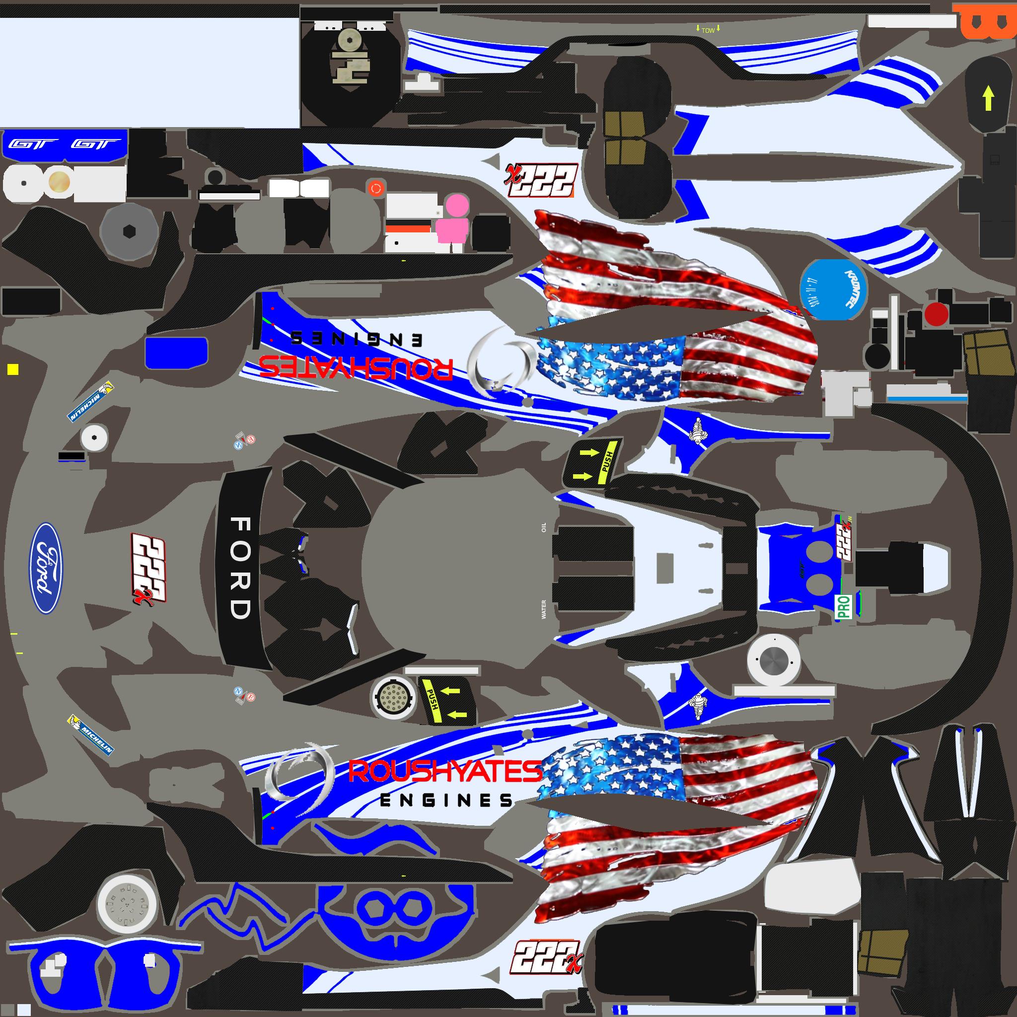 Roush Yates Ford GT 2017 by Greg Sweet2 - Trading Paints
