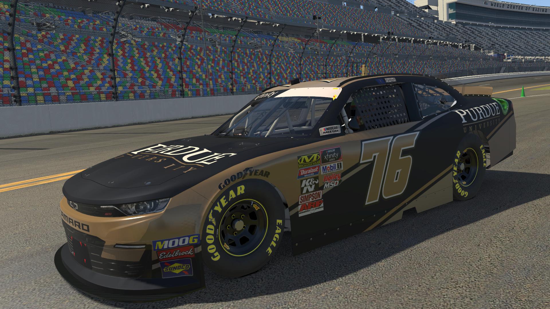 Preview of 2020 #76 Marshall Newton Purdue University Chevrolet Camaro (Personal Scheme) by Marshall Newton