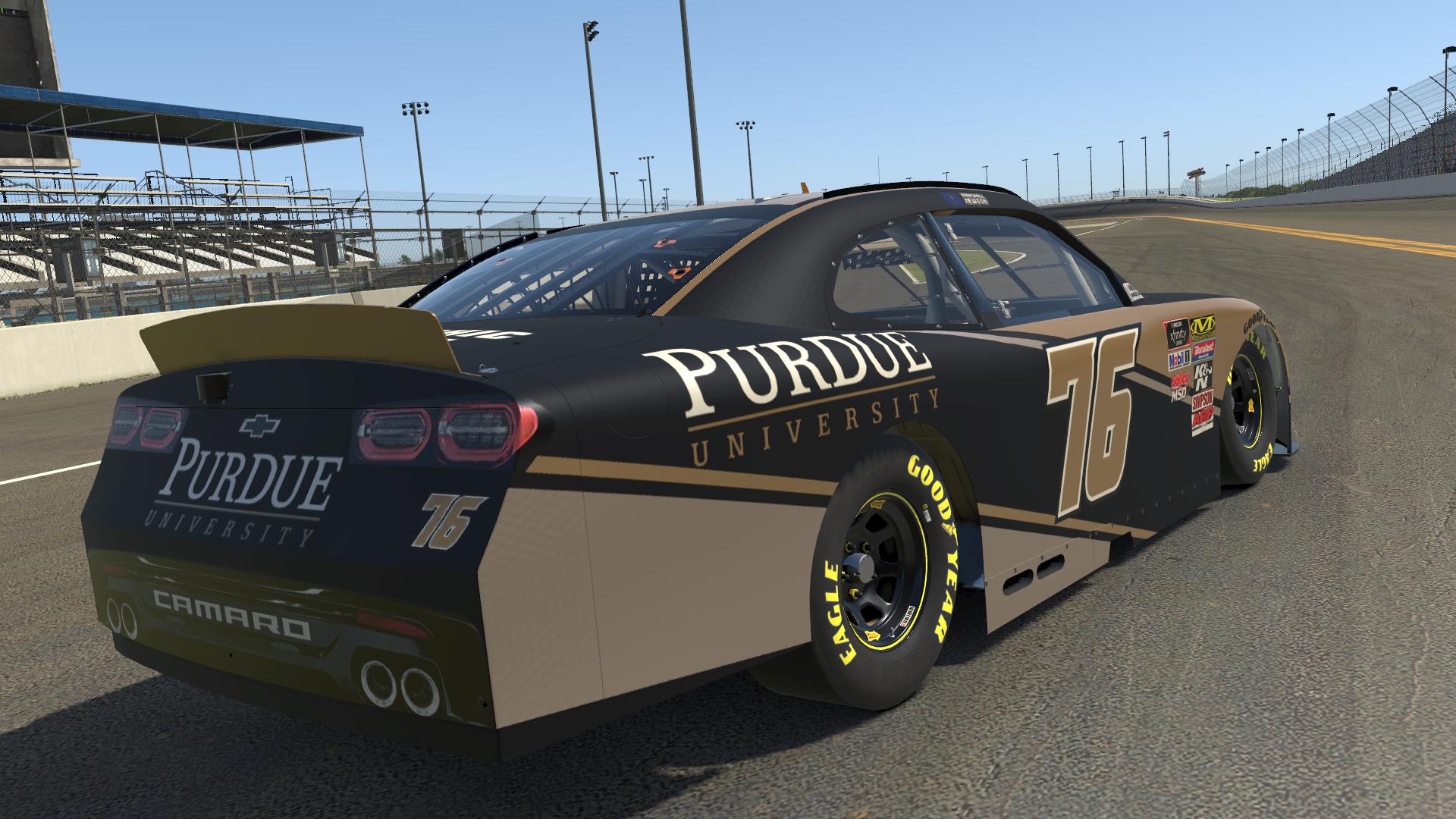 Preview of 2020 #76 Marshall Newton Purdue University Chevrolet Camaro (Personal Scheme) by Marshall Newton