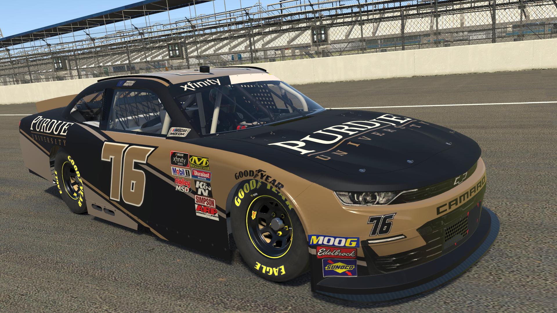 Preview of 2020 #76 Marshall Newton Purdue University Chevrolet Camaro (Personal Scheme) by Marshall Newton