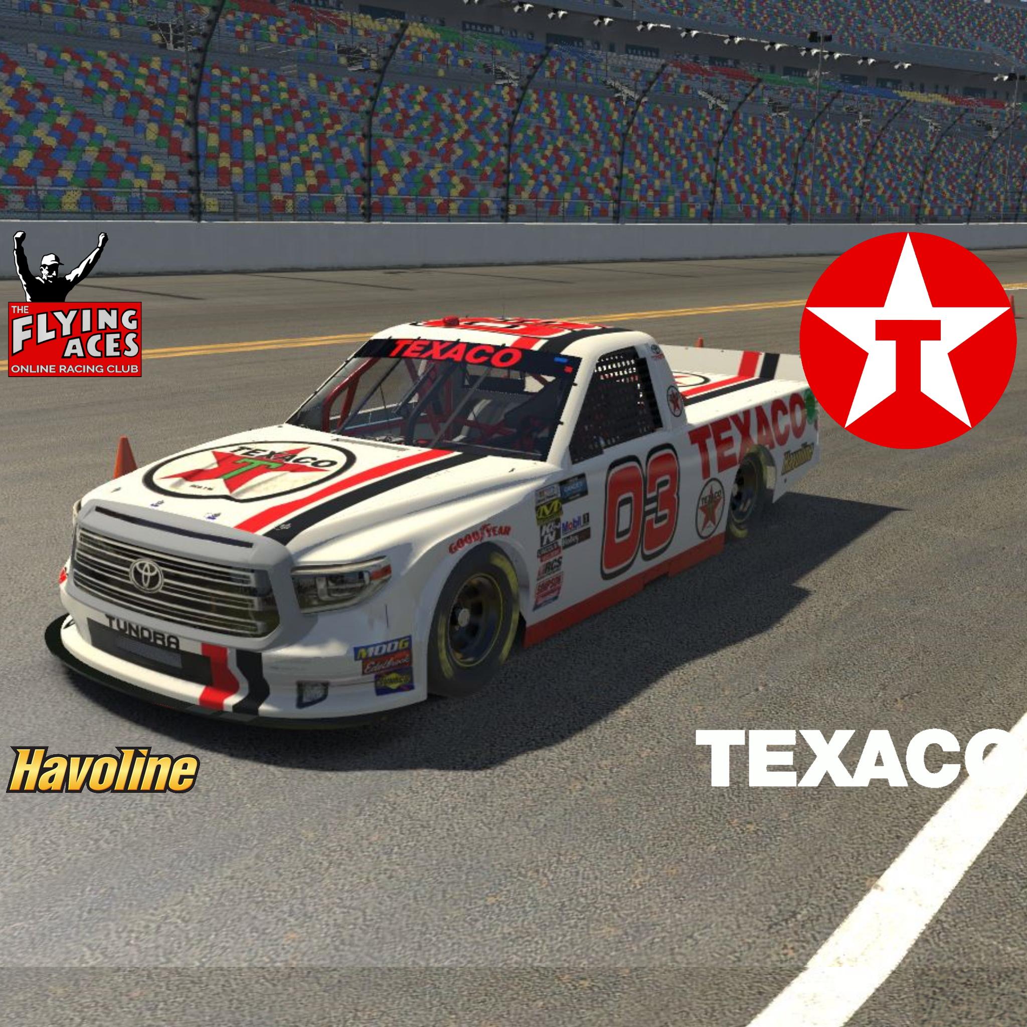 TEXACO Havoline Striped Retro Toyota Tundra by JW Salyers - Trading Paints