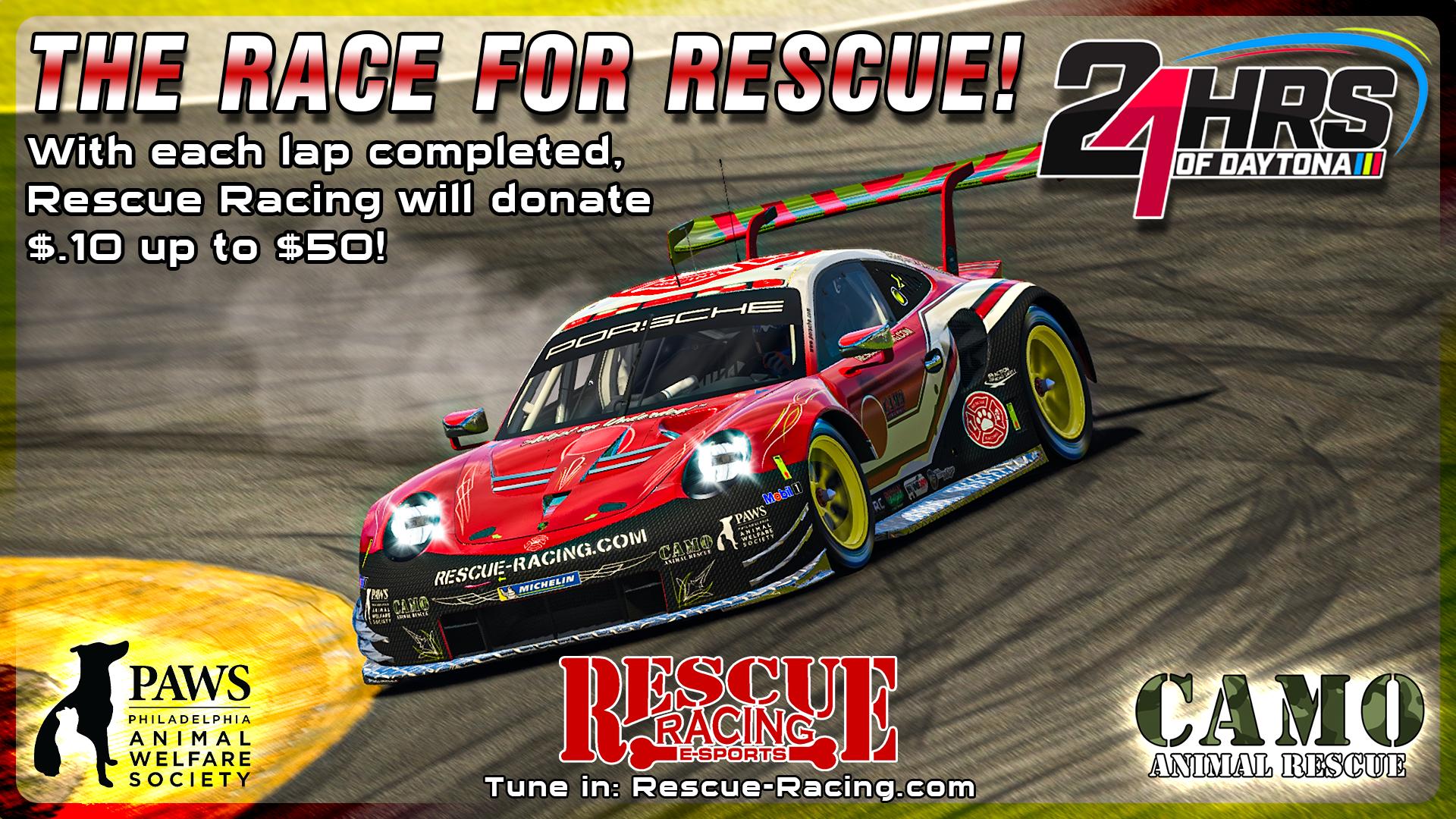 Rescue Racing Daytona 24 Porsche by Nicholas H. - Trading Paints