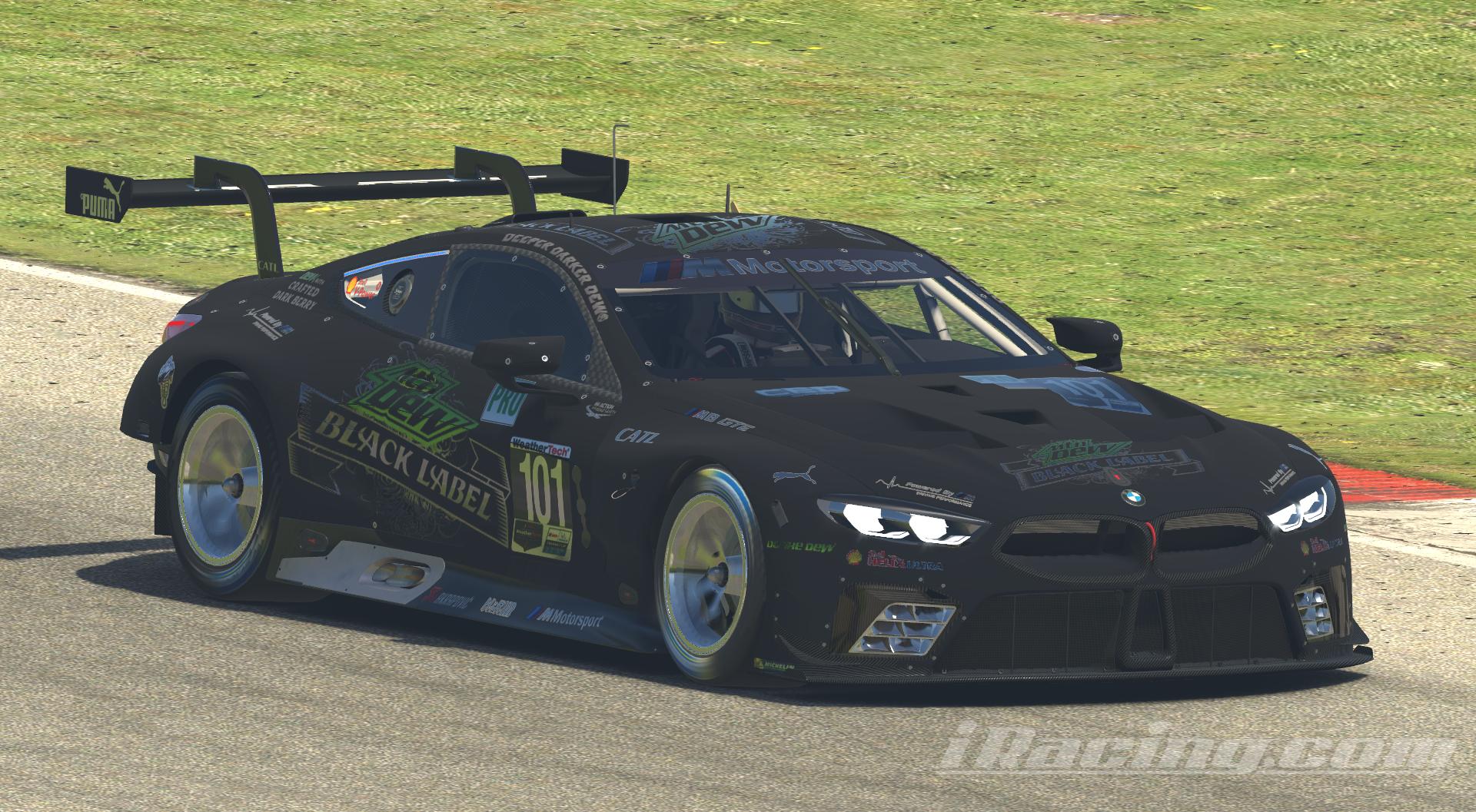 Preview of Matte/Chrome Mountain Dew Black Label BMW GTE by Marshall W.