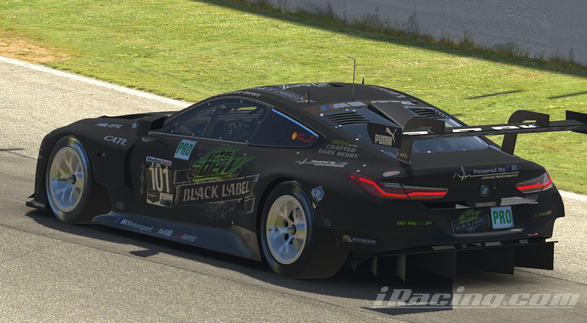 Preview of Matte/Chrome Mountain Dew Black Label BMW GTE by Marshall W.