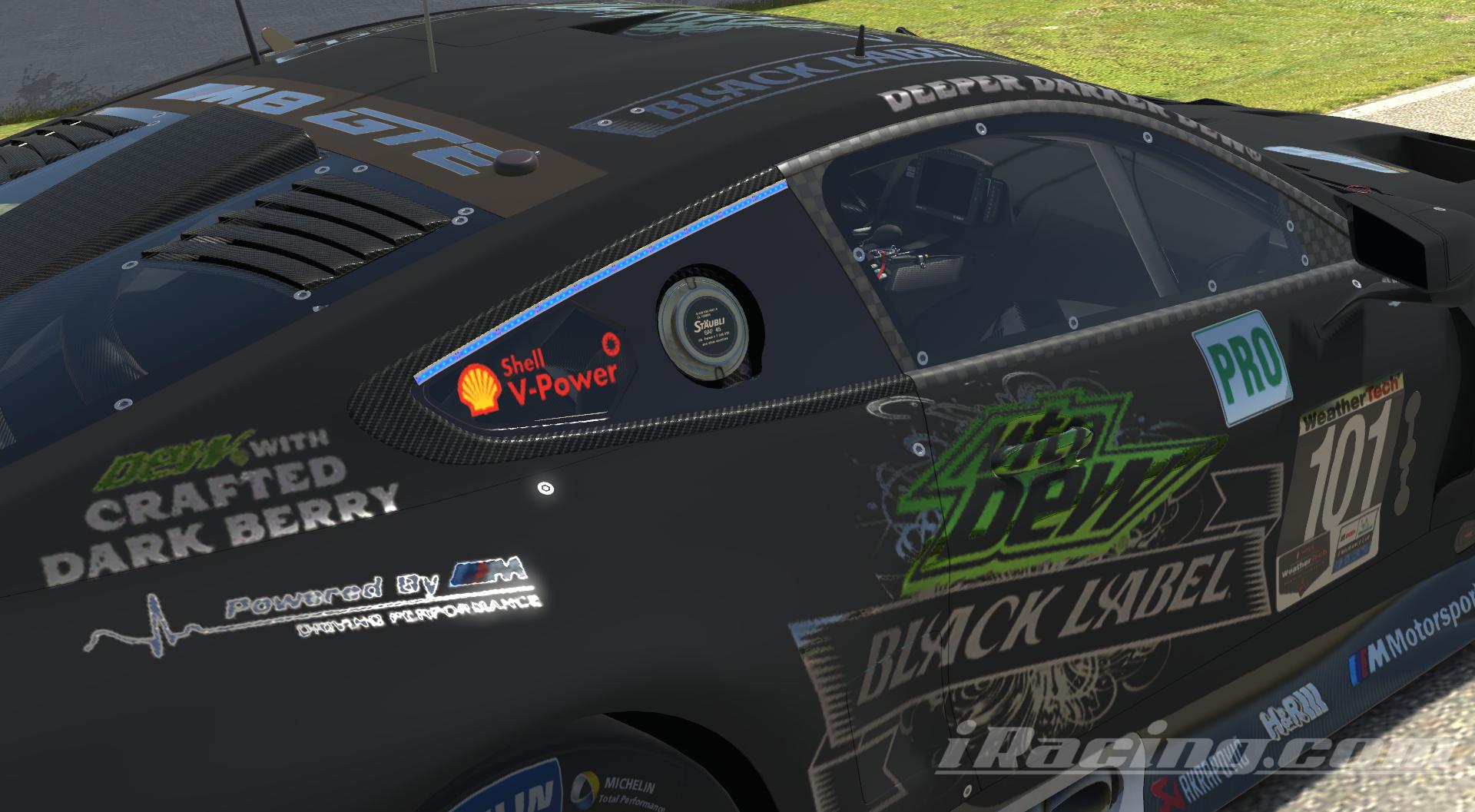 Preview of Matte/Chrome Mountain Dew Black Label BMW GTE by Marshall W.
