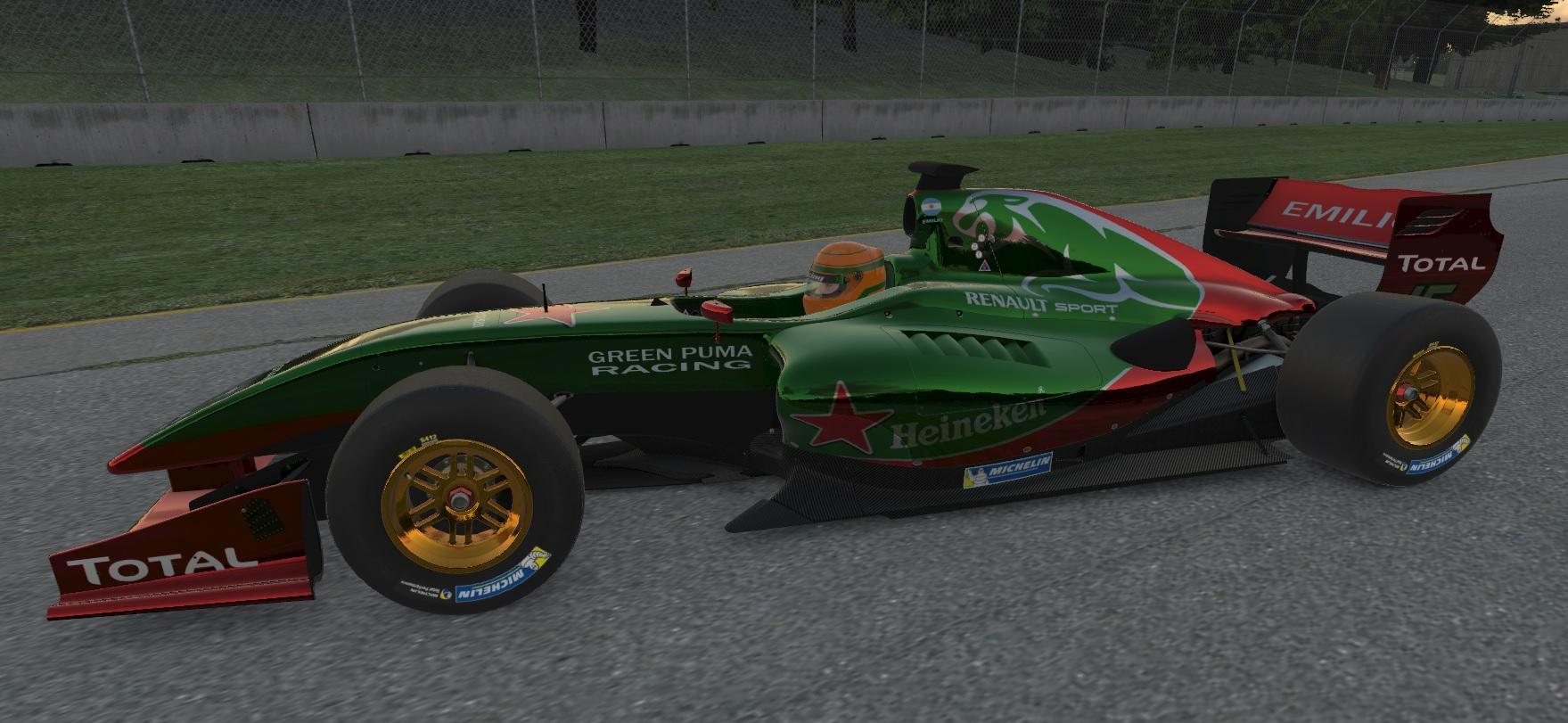 Preview of Formula i Green Puma Racing (Emilio) by Danny O'Keeffe2